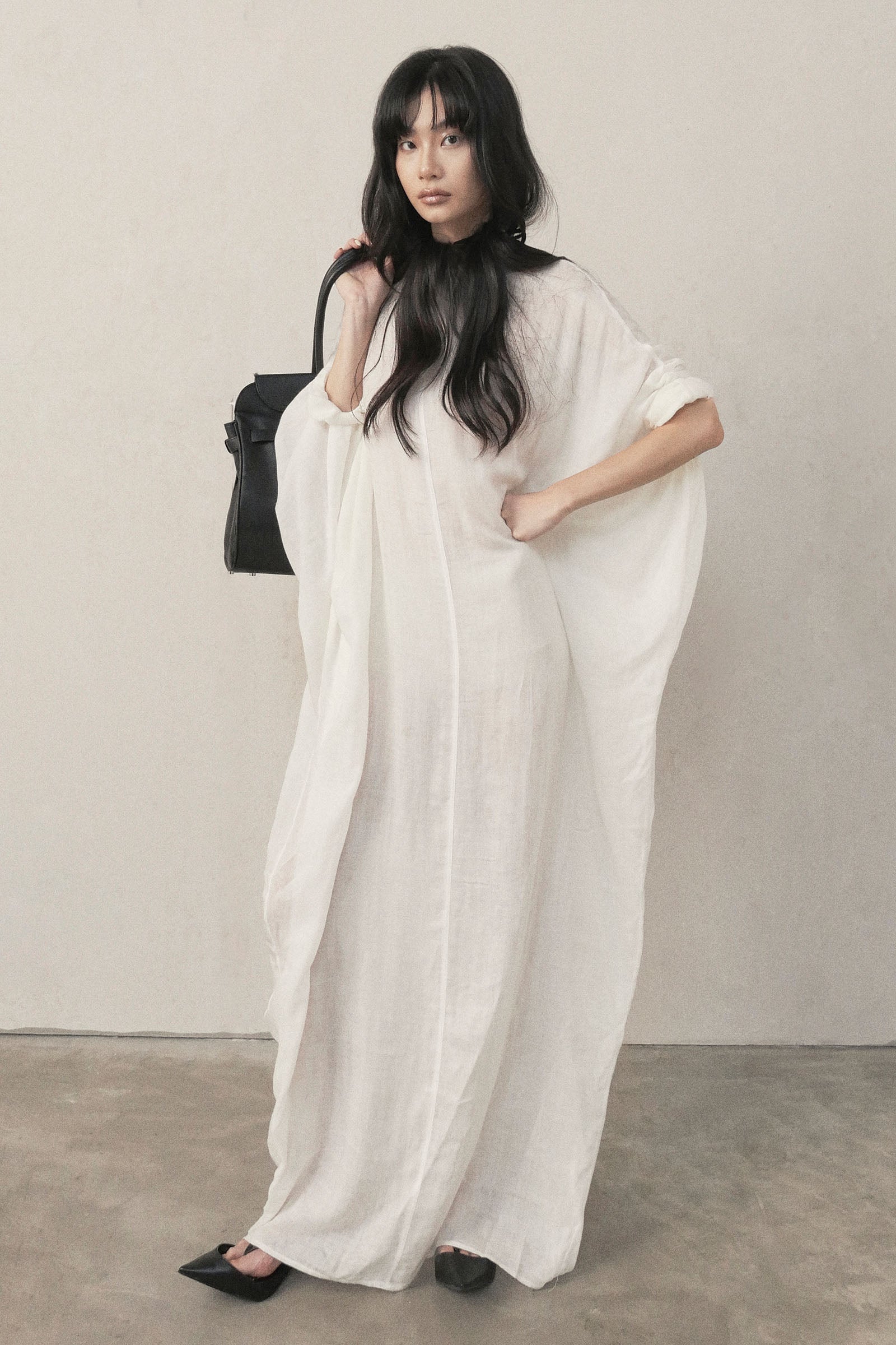 Vesper Batwing Sleeve Maxi Dress