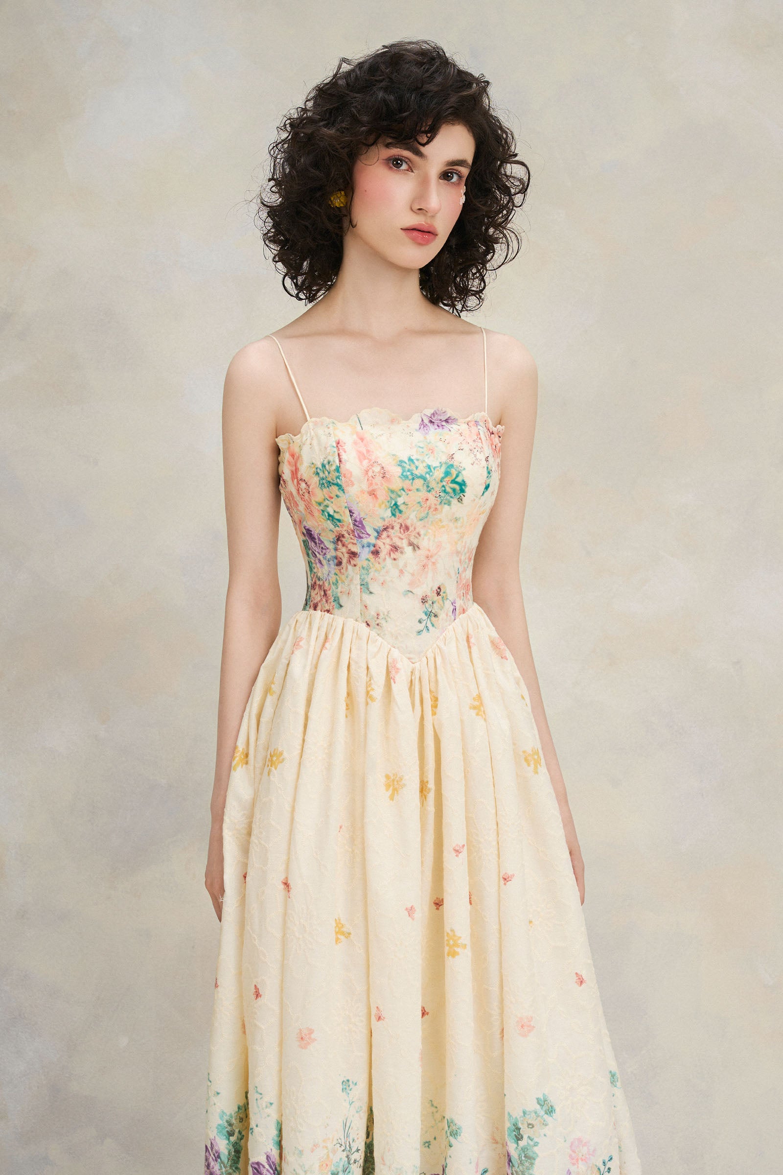 Freya A-line Midi Dress
