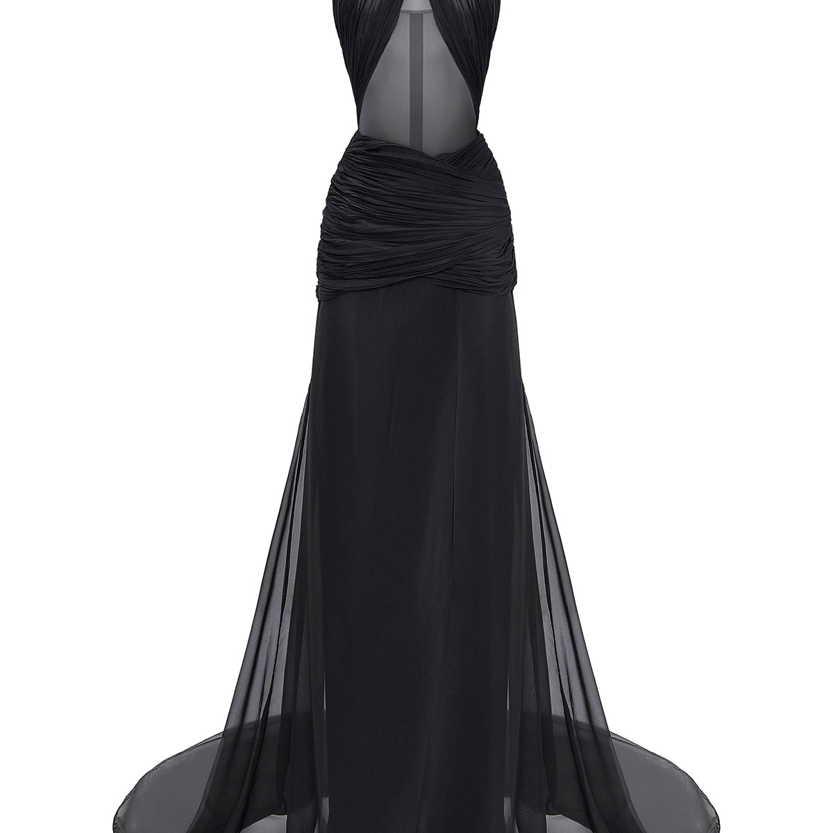 Inferno Ruched Maxi Dress