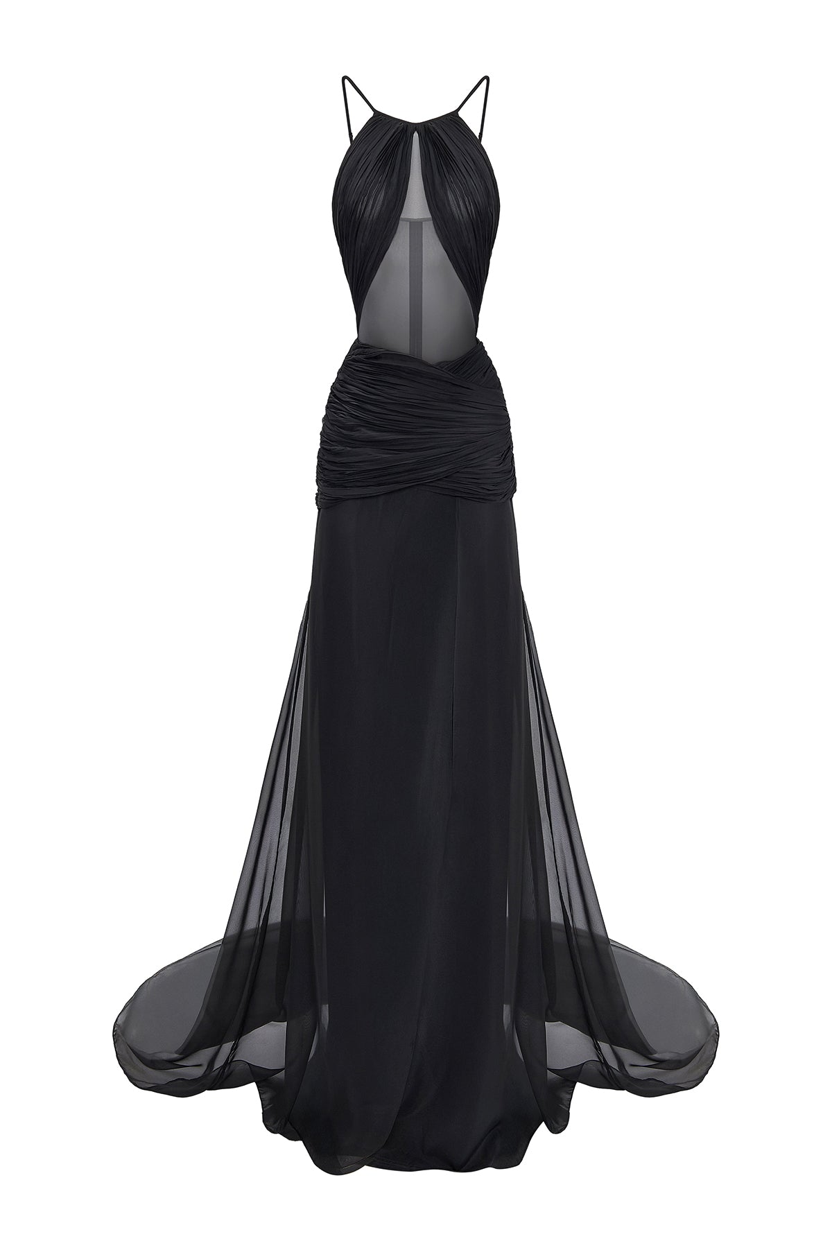 Inferno Ruched Maxi Dress