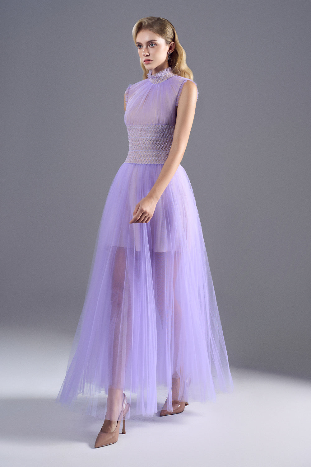 Ethereal Bead Maxi Dress