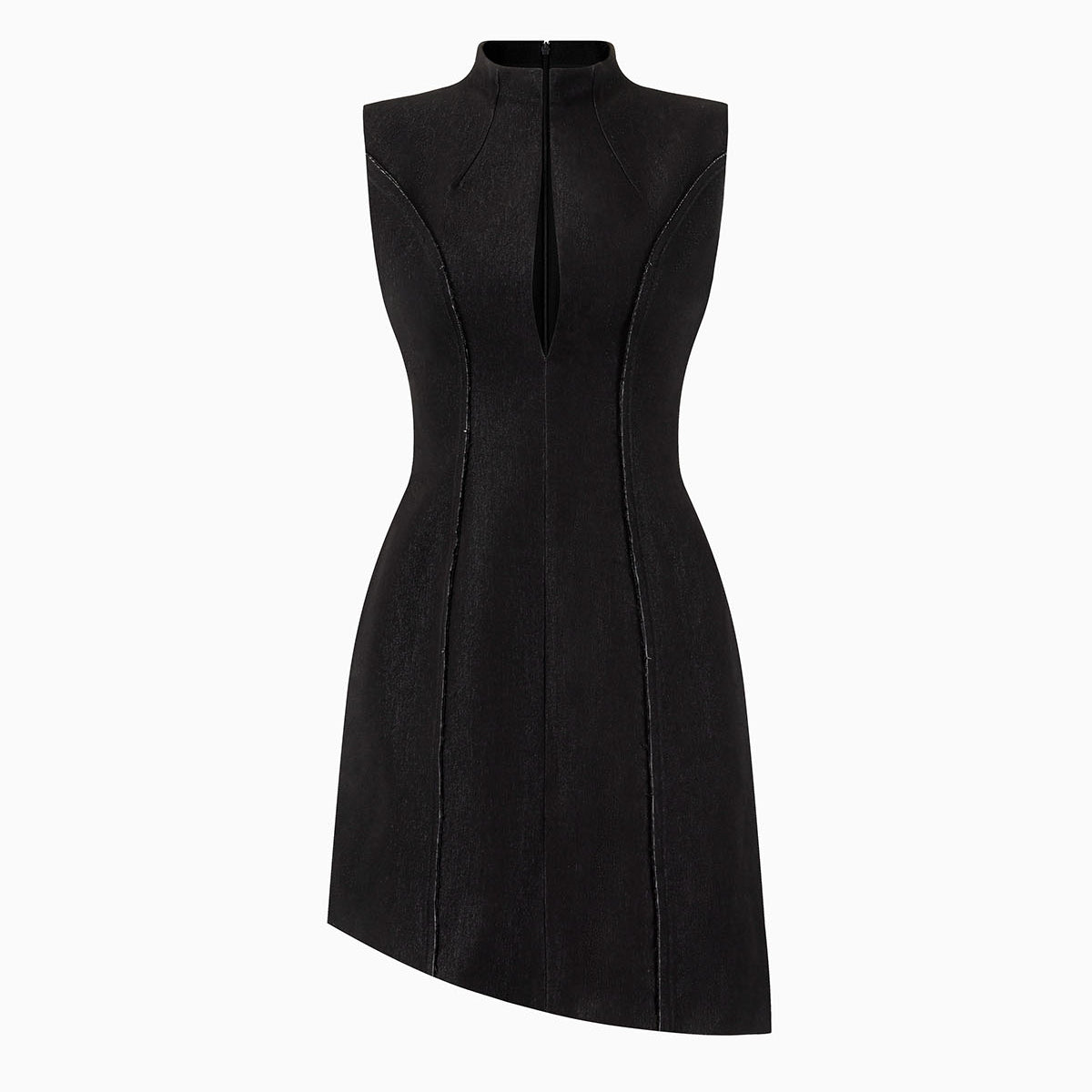 Apres Keyhole Neck Mini Dress