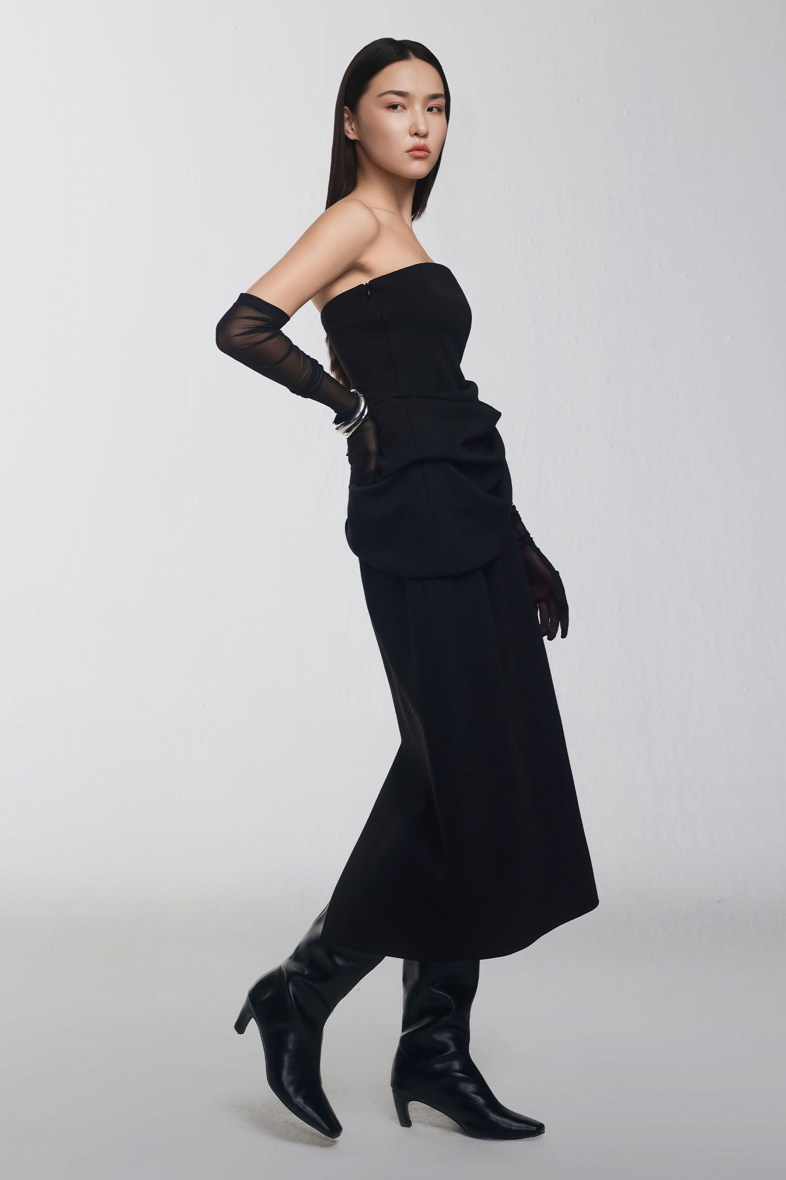 Sora Sheath Polyester Skirt