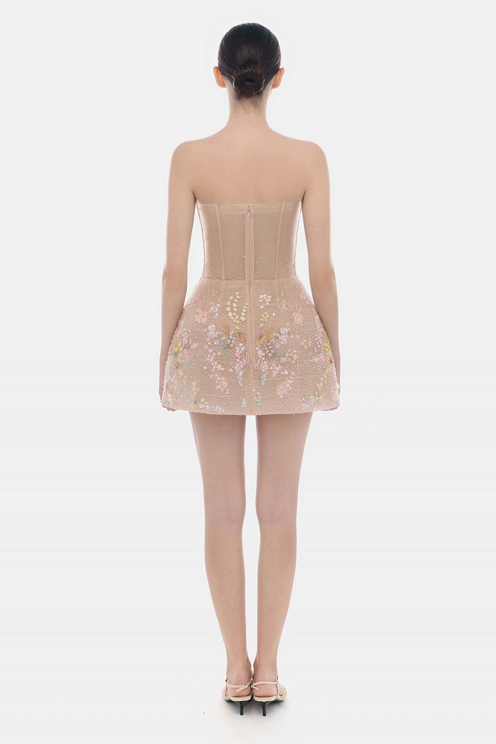 Elowen Embroidery Mini Dress