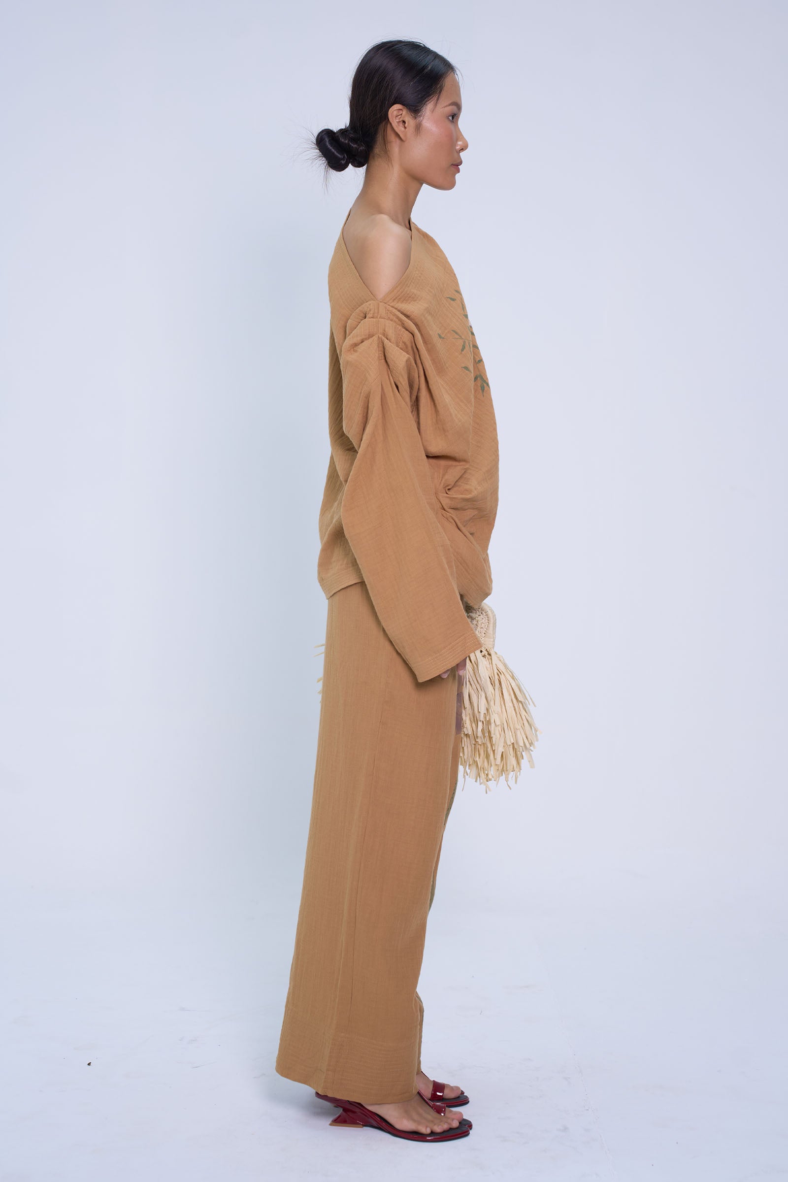 Don Hau Asymmetric Neck Top