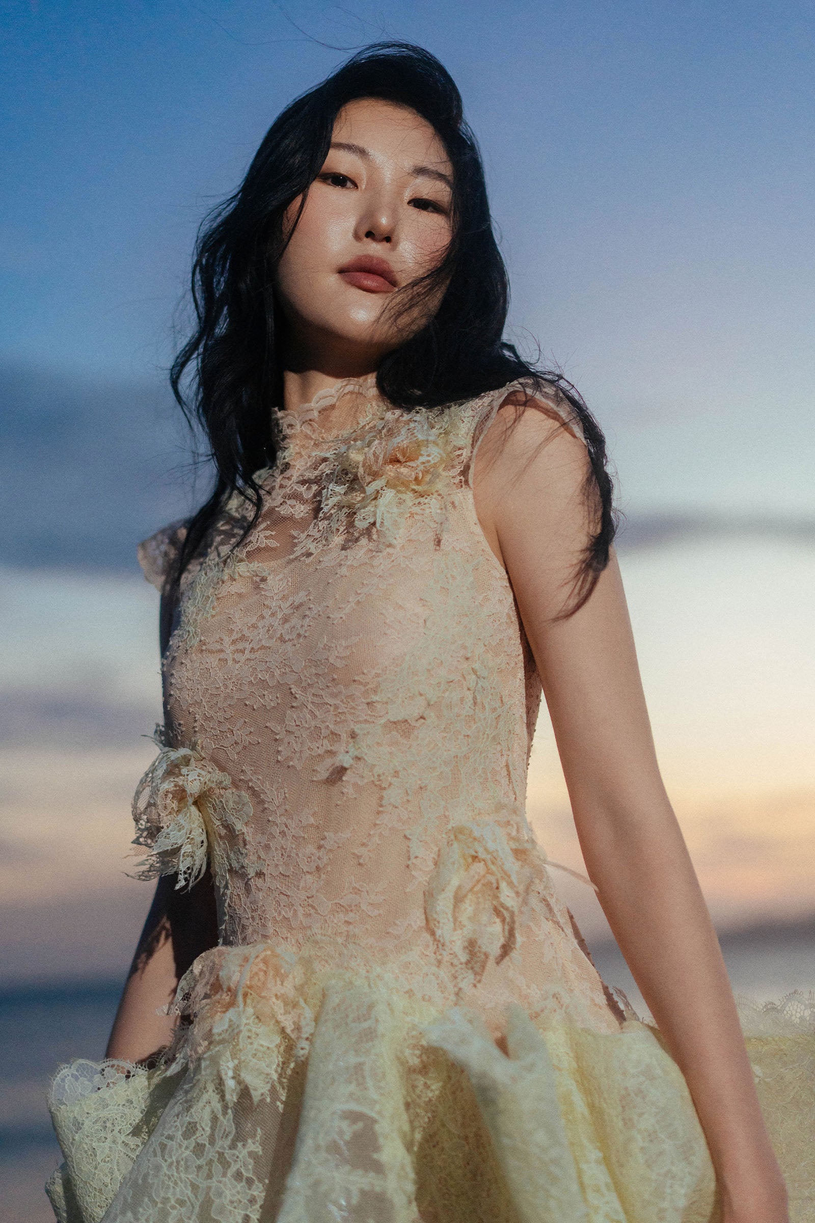 Starfish Asymmetric Mini Dress