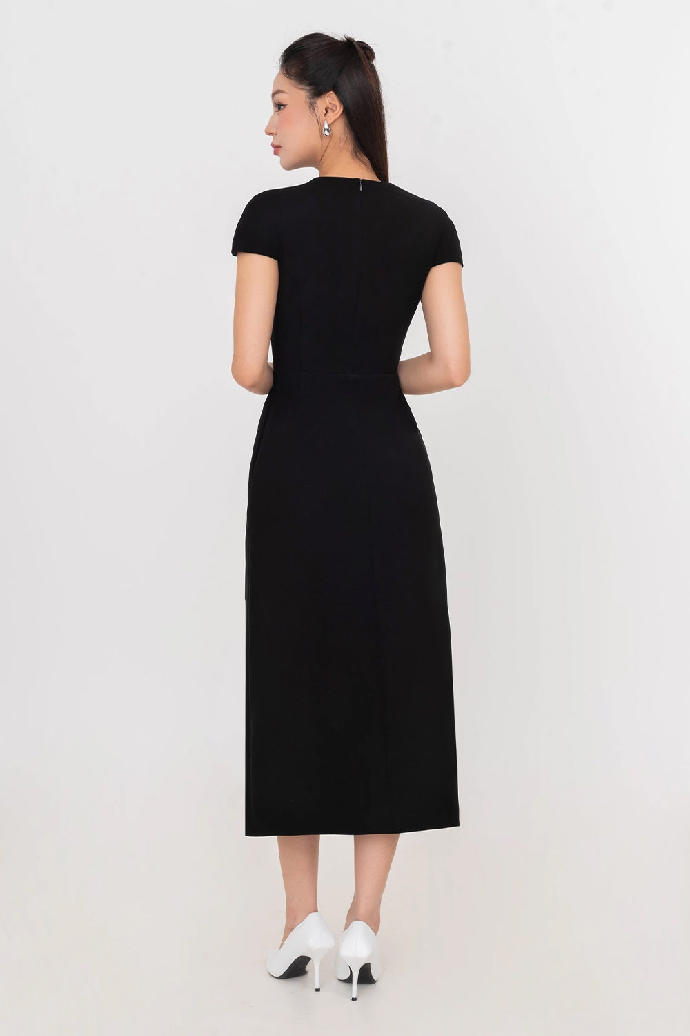 Éternelle Applique Midi Dress