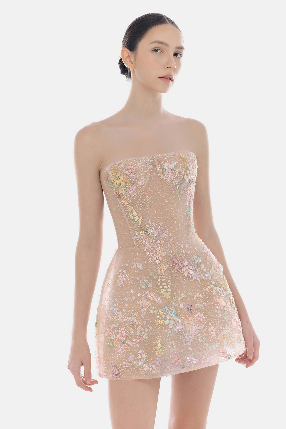 Elowen Embroidery Mini Dress