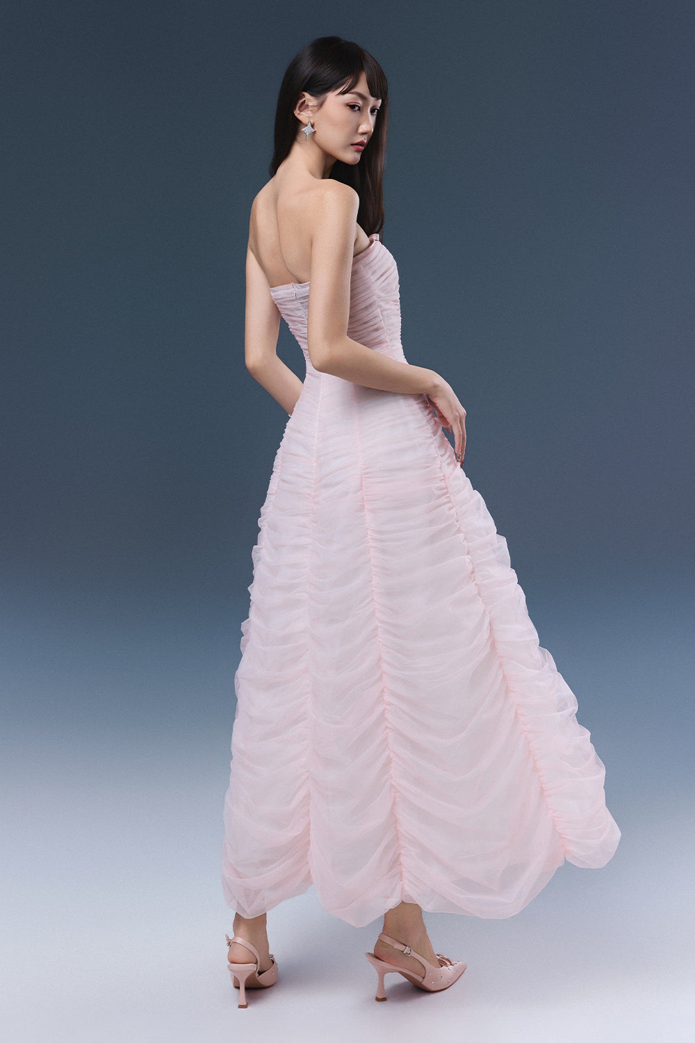 Ember Ruched Midi Dress