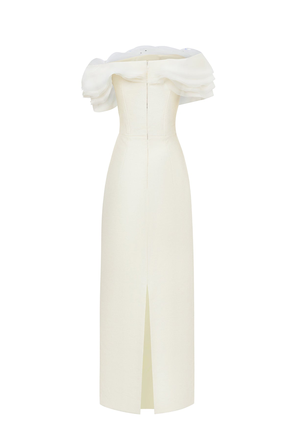 Petaline Butterfly Sleeve Maxi Dress