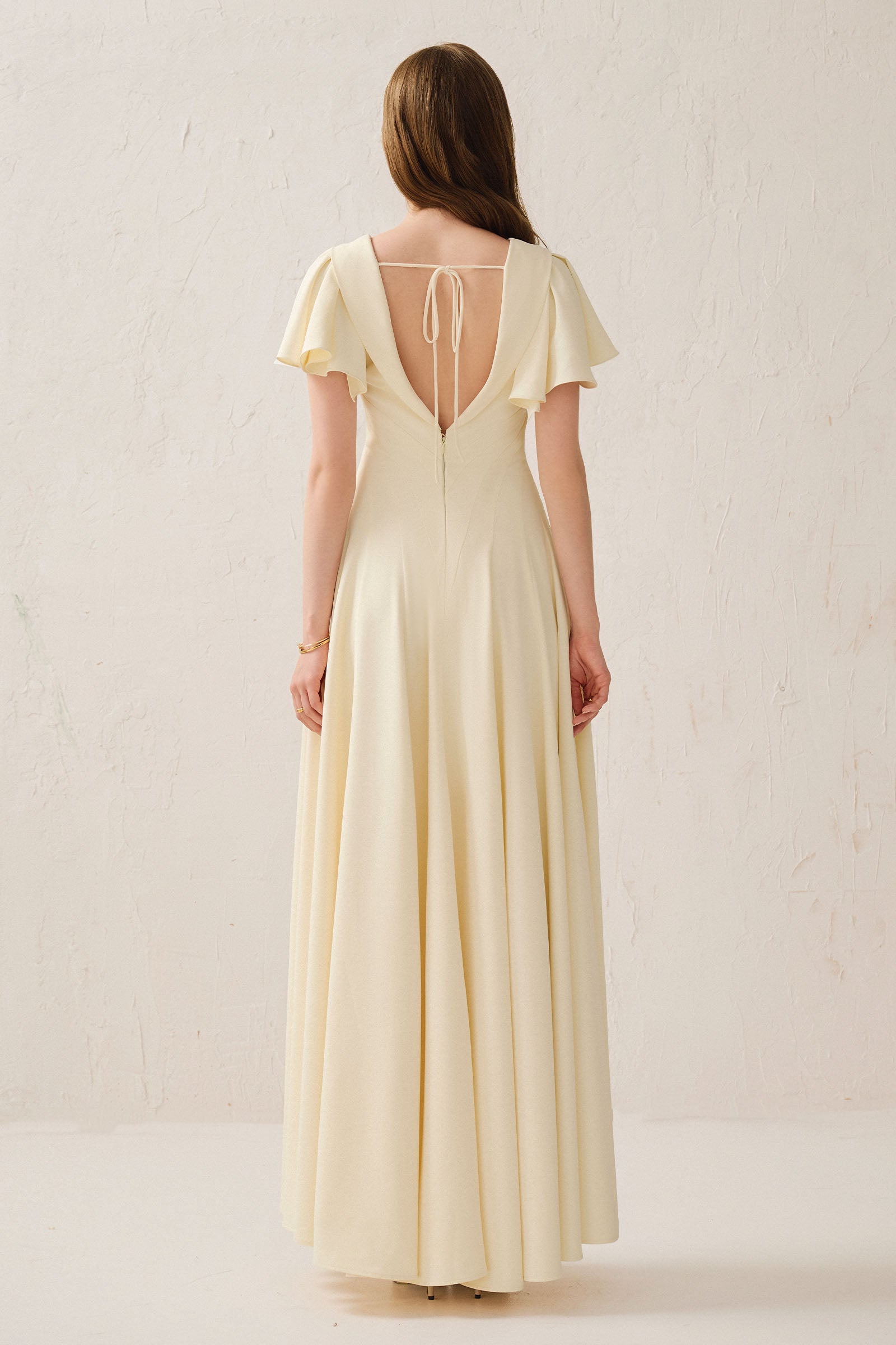 Diana Butterfly Sleeve Maxi Dress