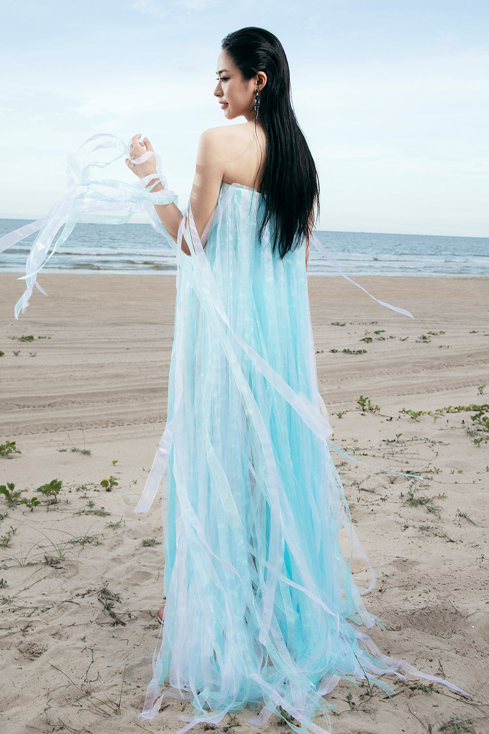 Nelvaine Fringe Maxi Dress
