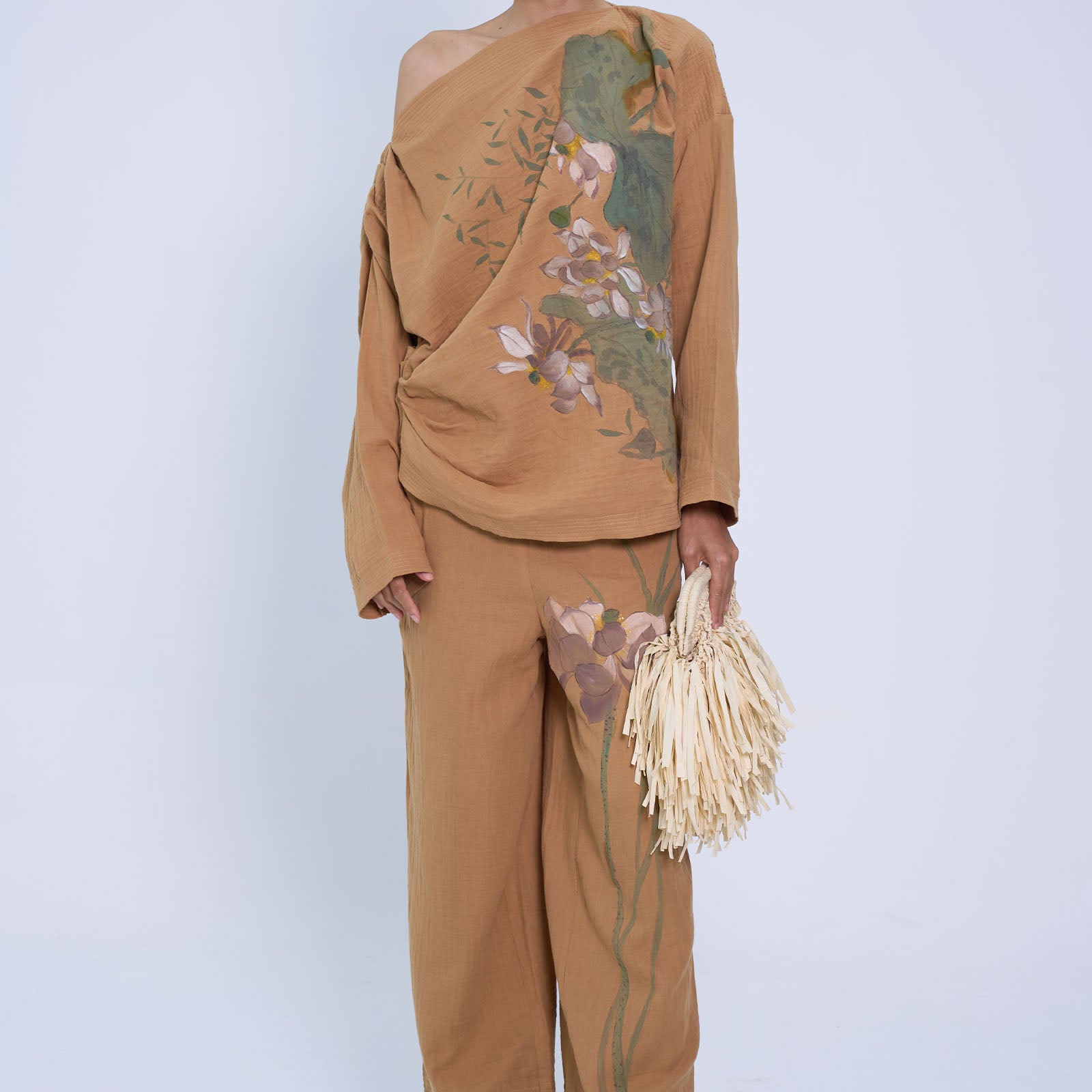 Don Hau Asymmetric Neck Top