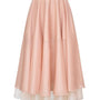 Georgiana Layered Draped Polyester Chiffon Midi Skirt