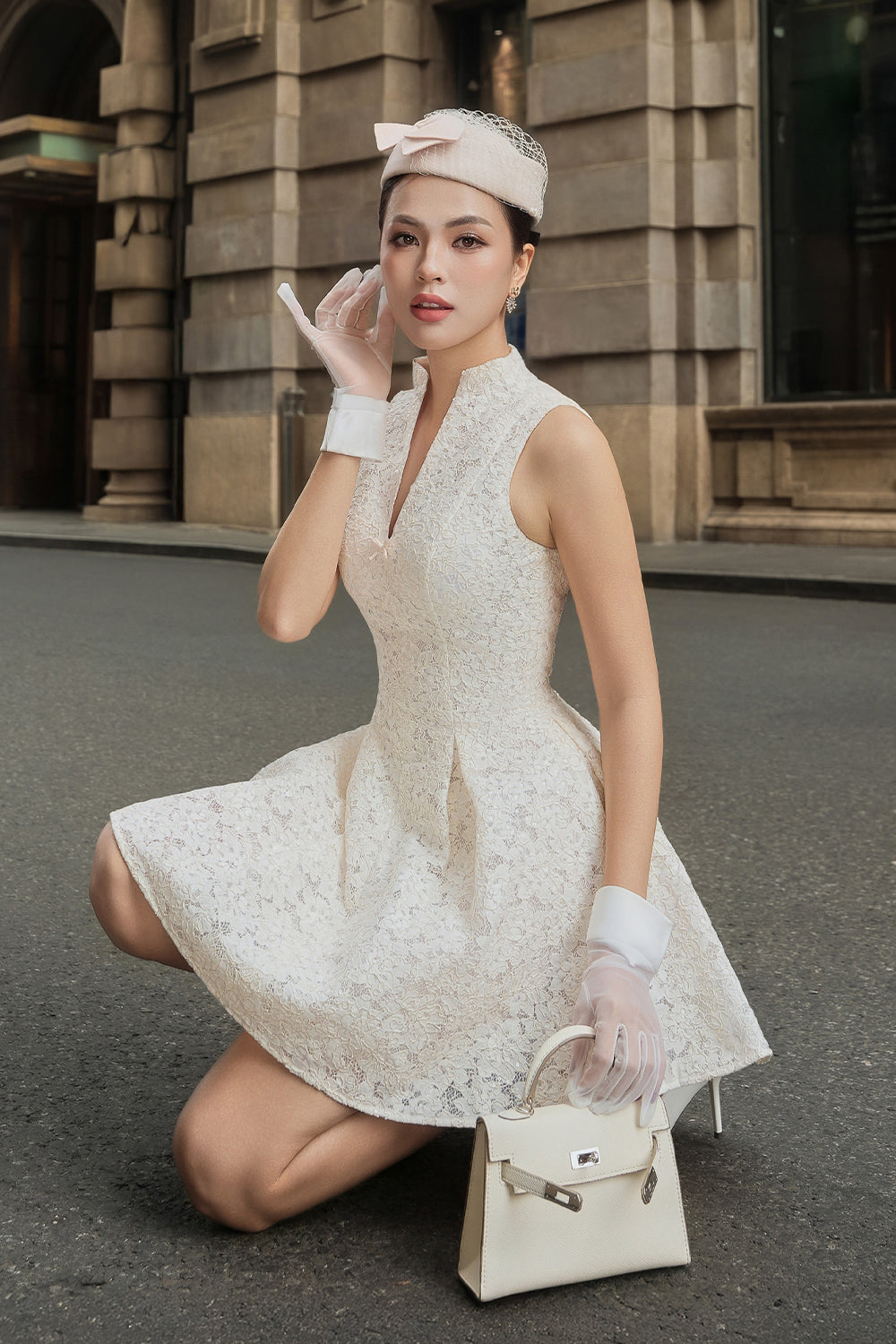 Jovi V-Neck Mini Dress