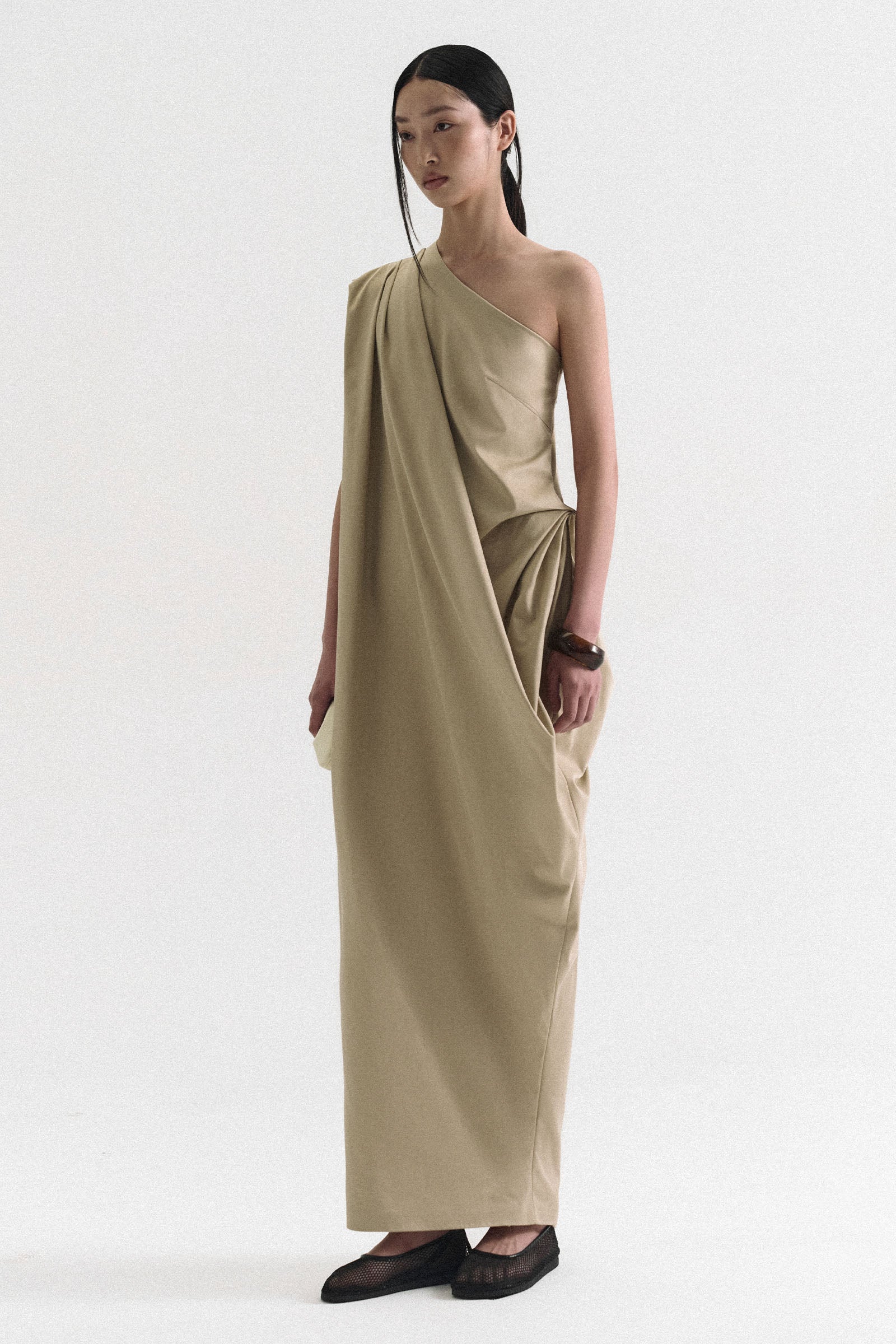 Sigri One Shoulder Maxi Dress