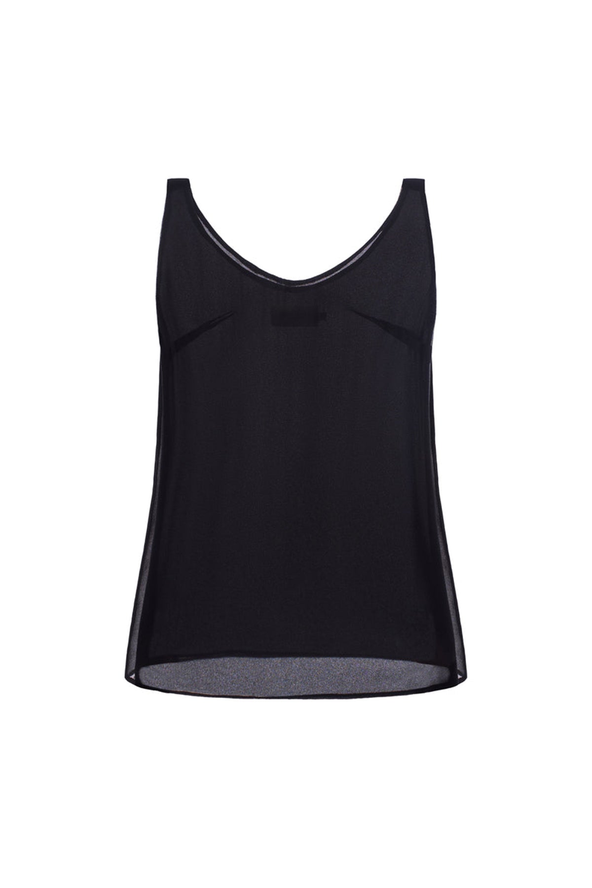 Lyra Scoop Neck Silk Top