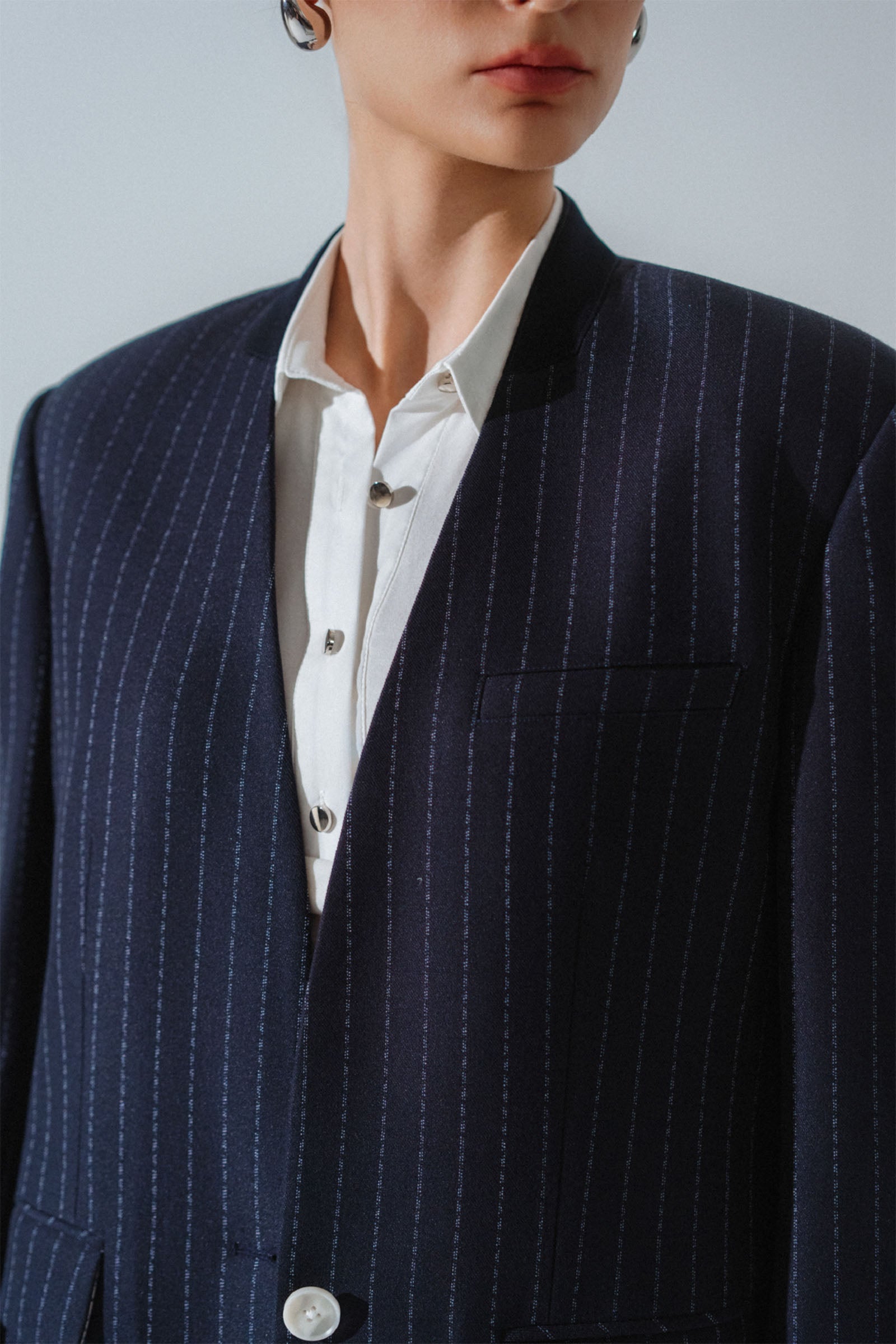 Floe Lapelless Blazer