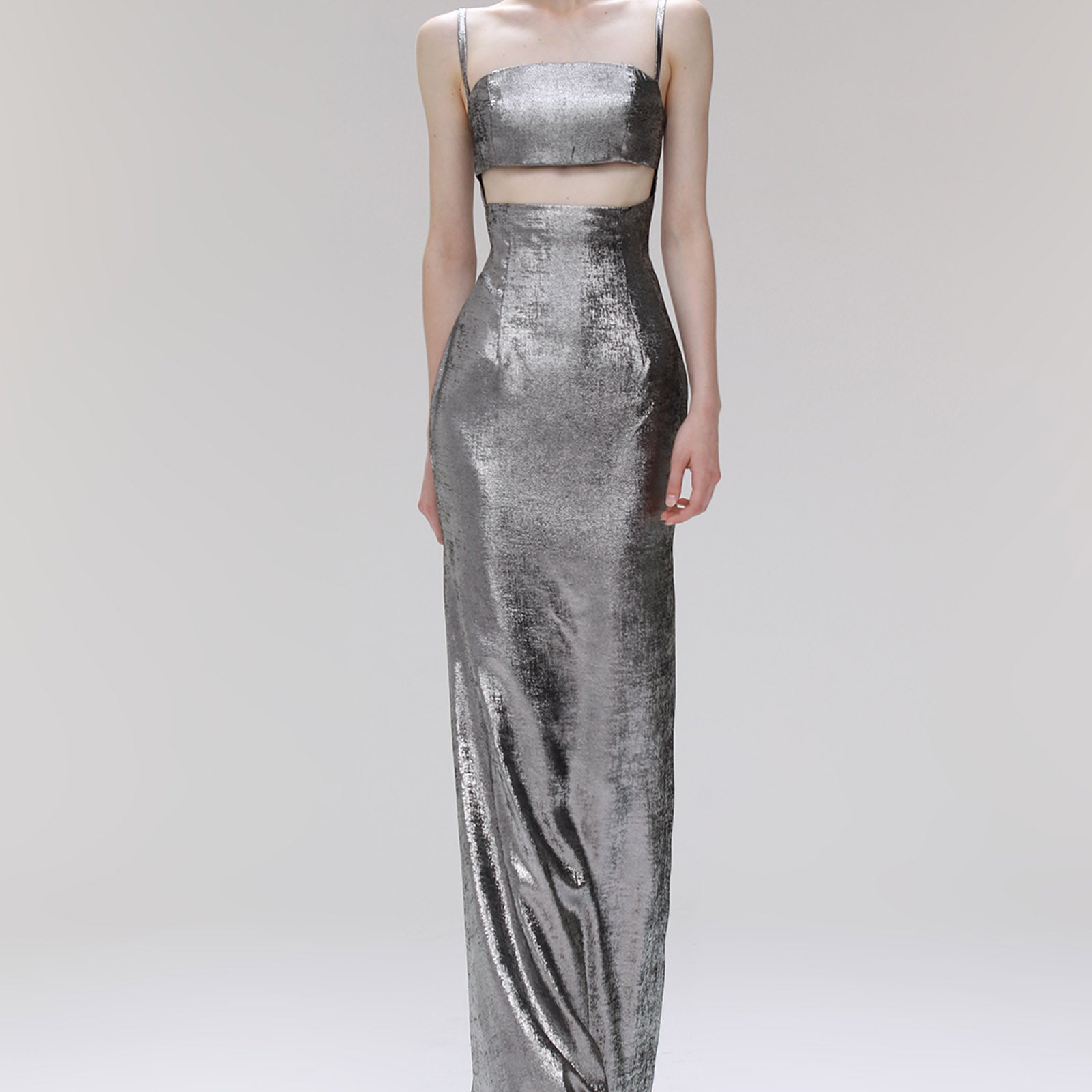 Argento Square Neck Maxi Dress