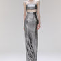 Argento Square Neck Maxi Dress