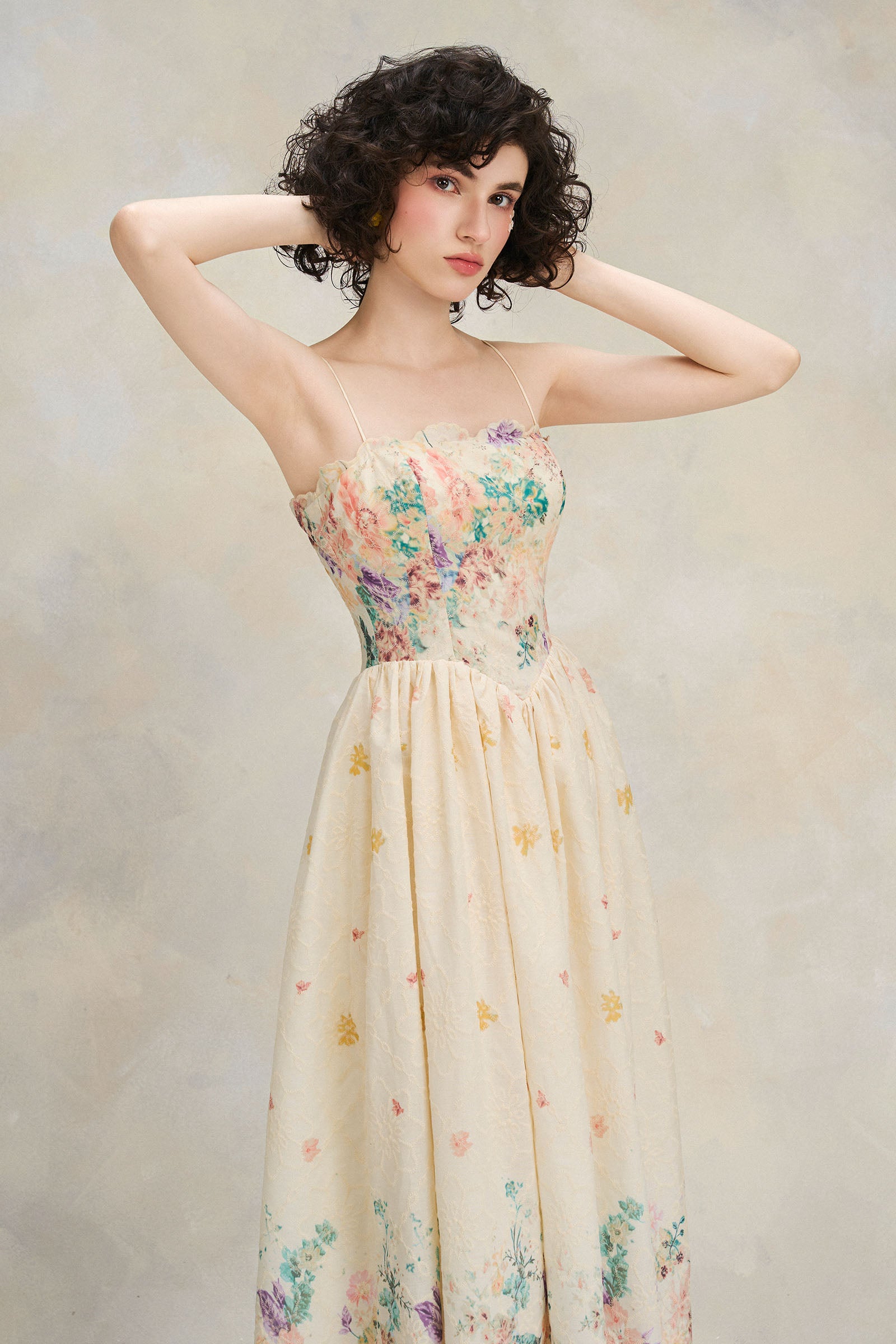 Freya A-line Midi Dress
