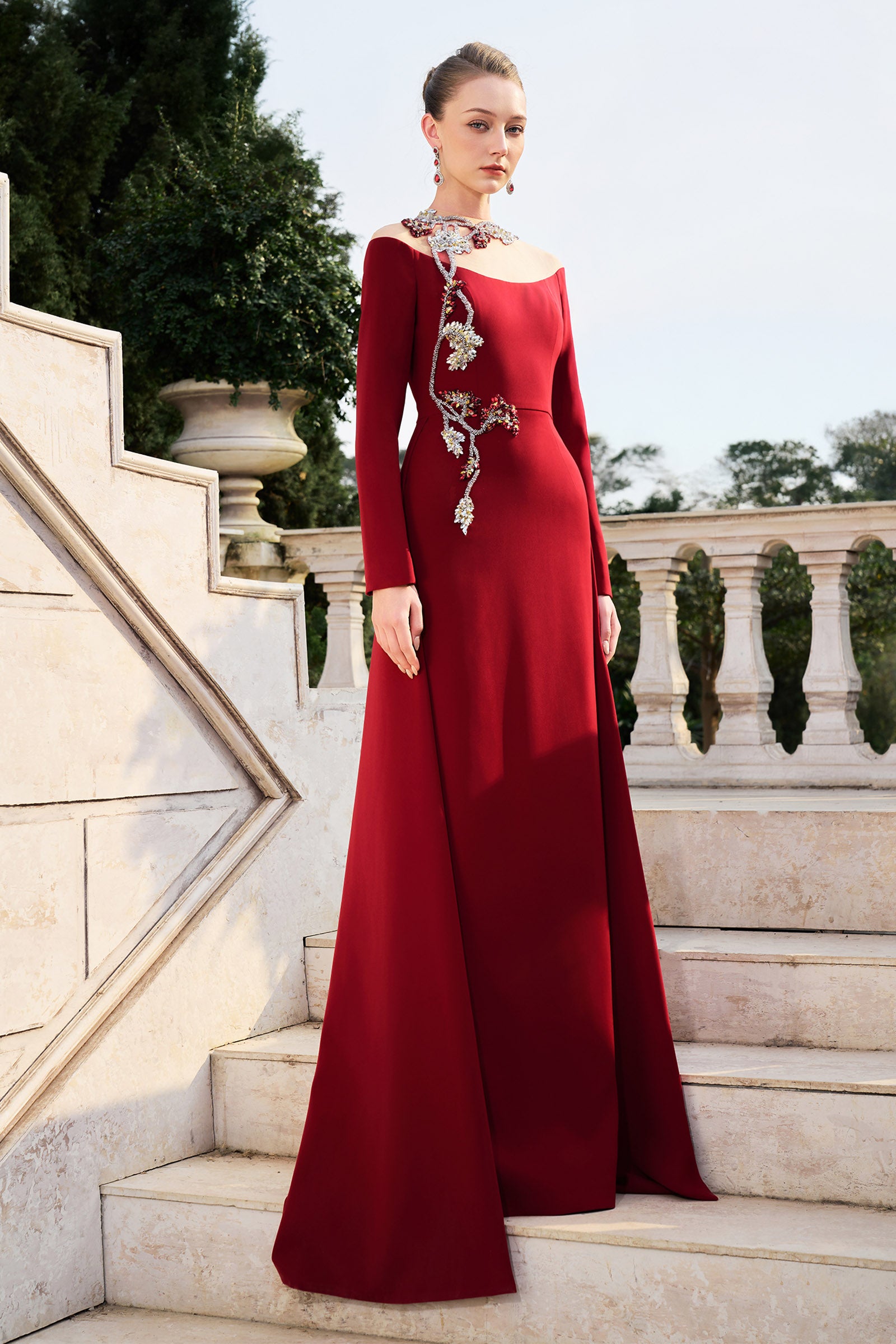 Sophie Illusion Maxi Dress