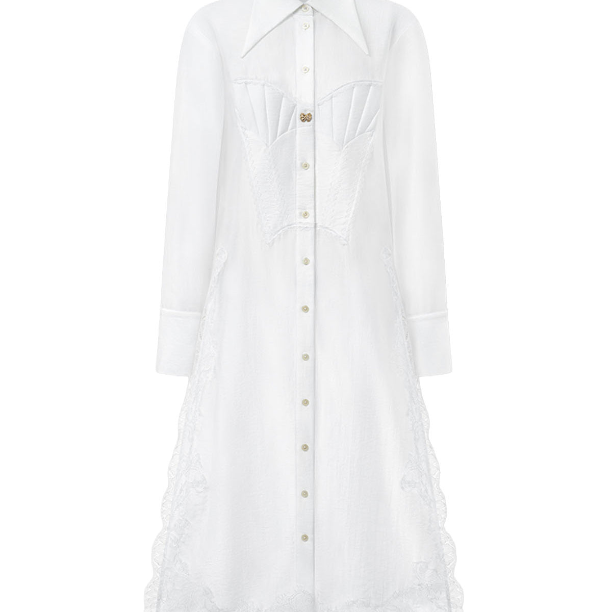 Amabel Cuff Sleeve Midi Dress