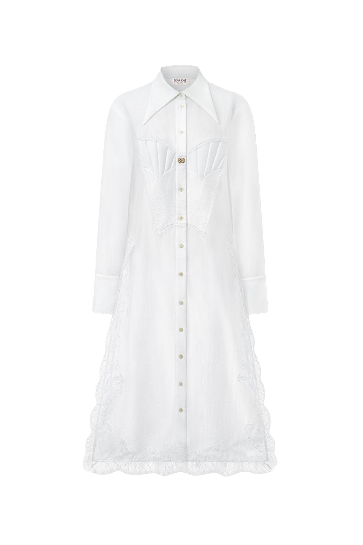 Amabel Cuff Sleeve Midi Dress