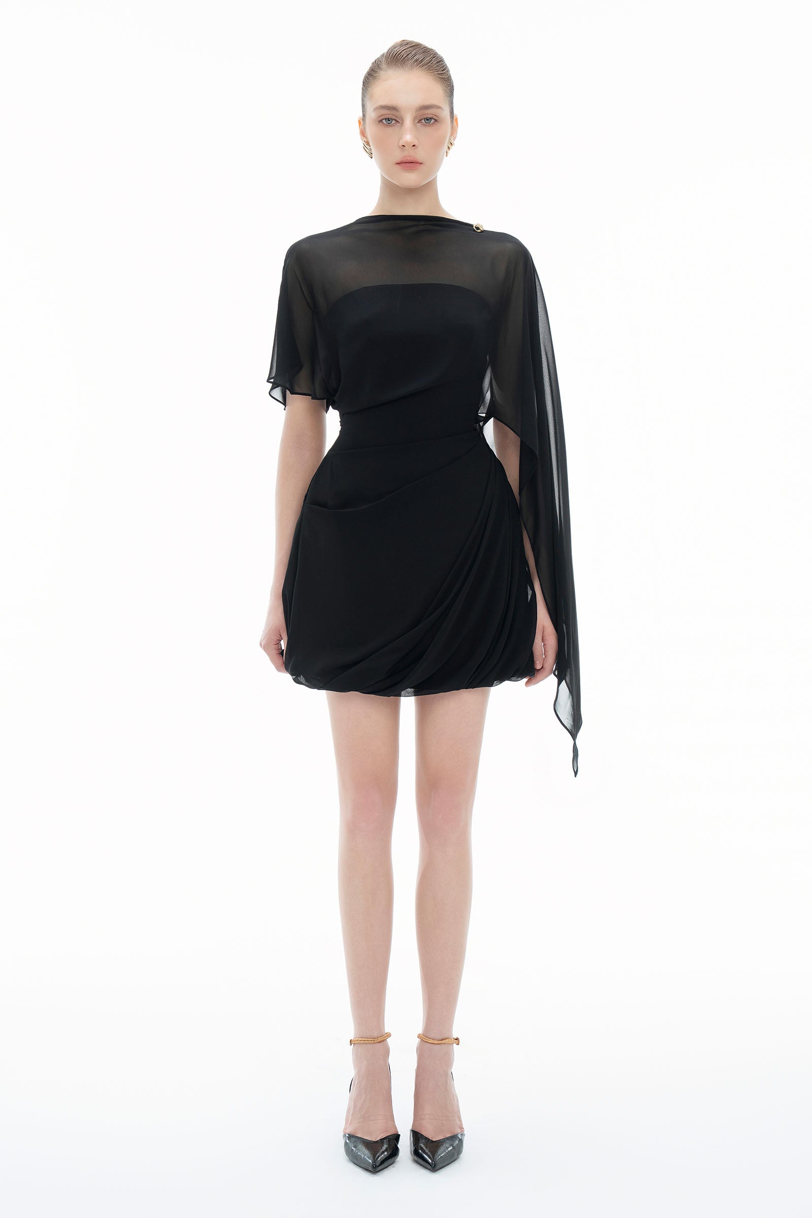 Catherine Draped Mini Dress
