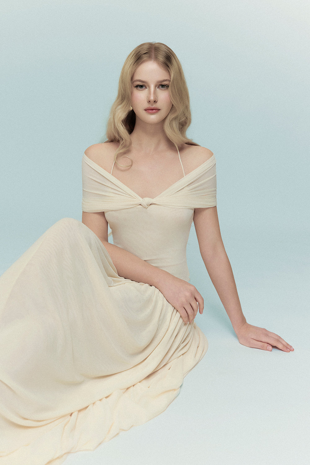 Ella Draped Maxi Dress