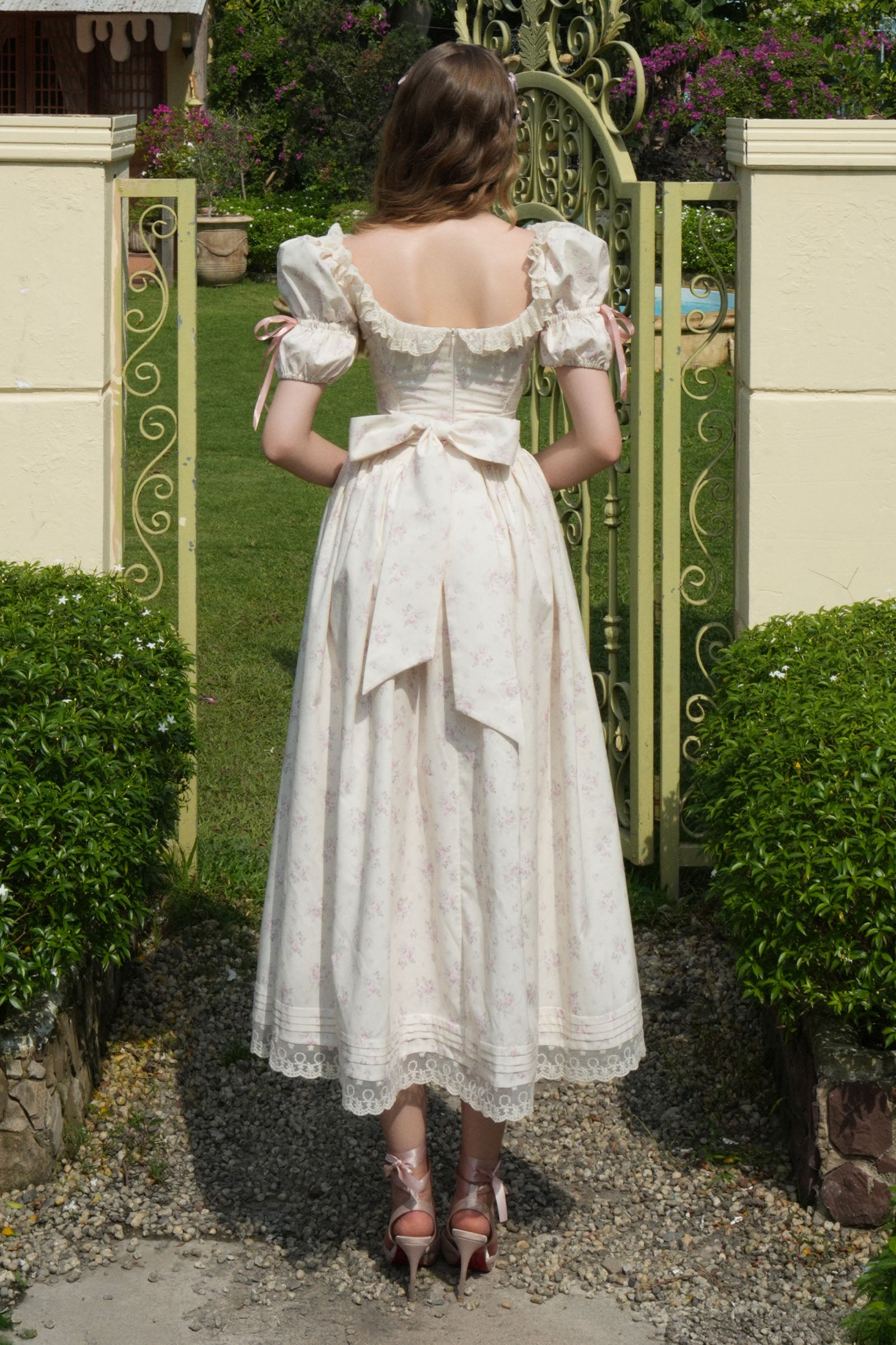 Whisper Ribbon Maxi Dress