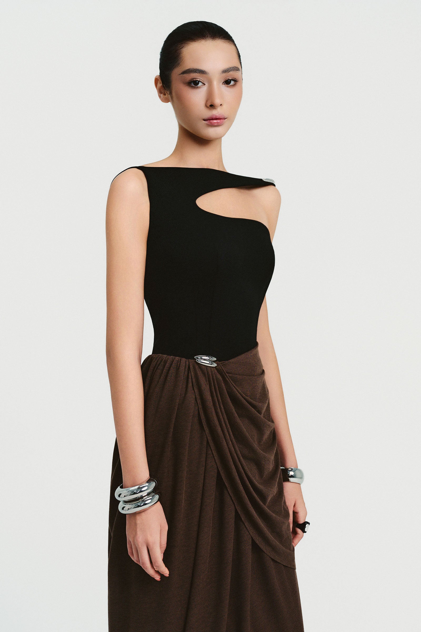 Odessa Draped Maxi Dress