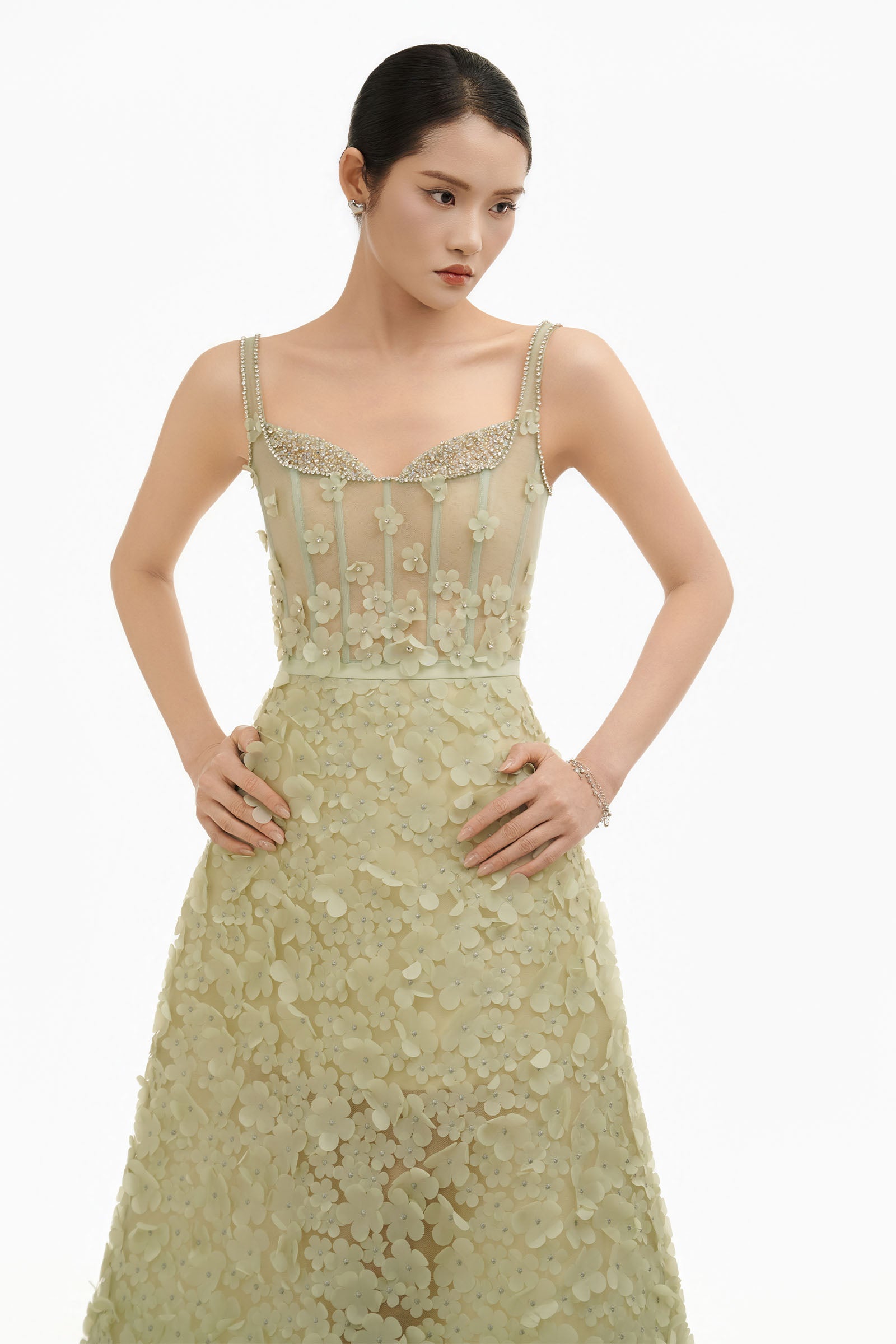Nerina Applique Maxi Dress