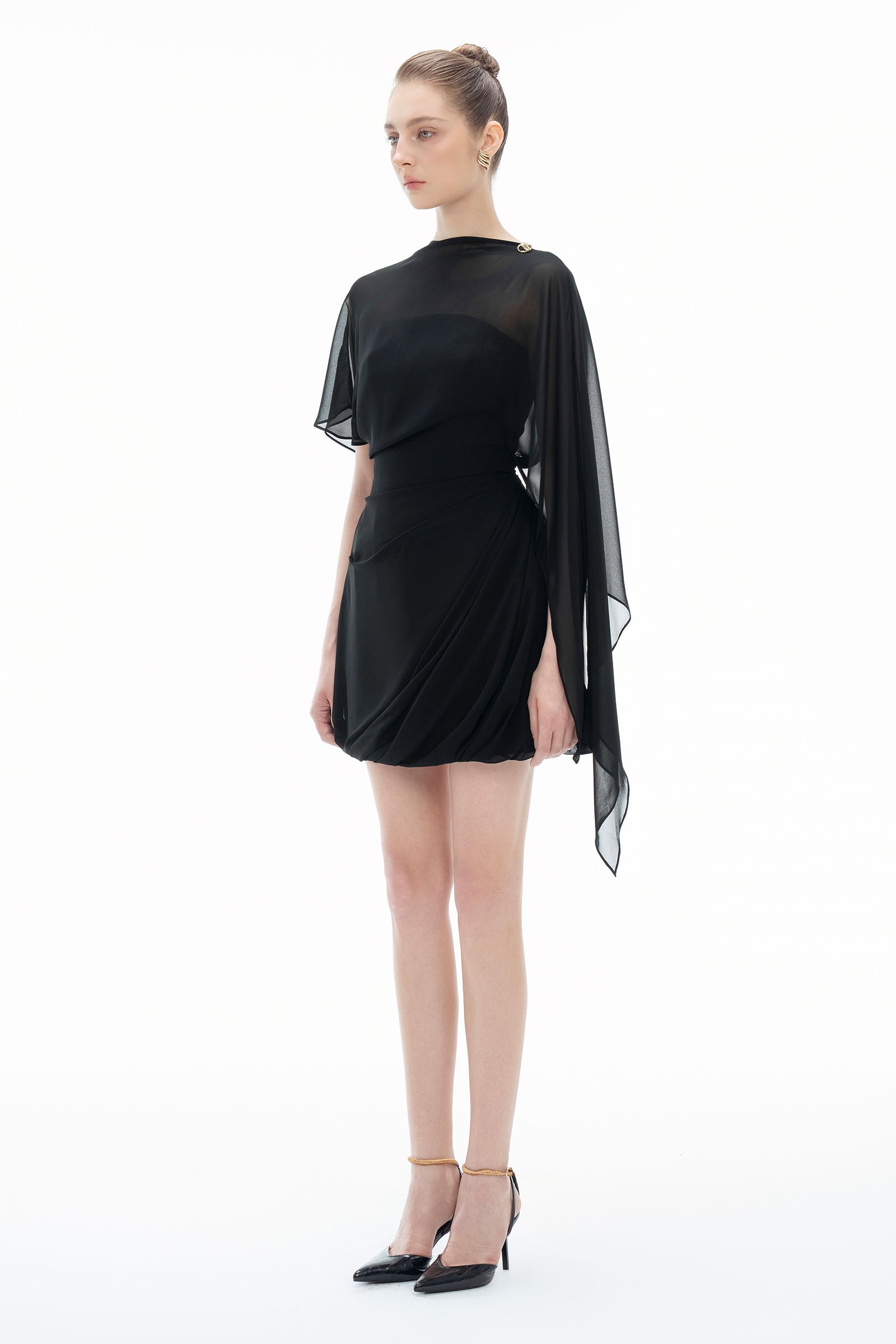 Catherine Draped Mini Dress