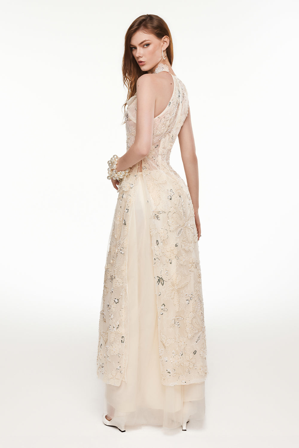 Papillon Applique Ao Dai Set