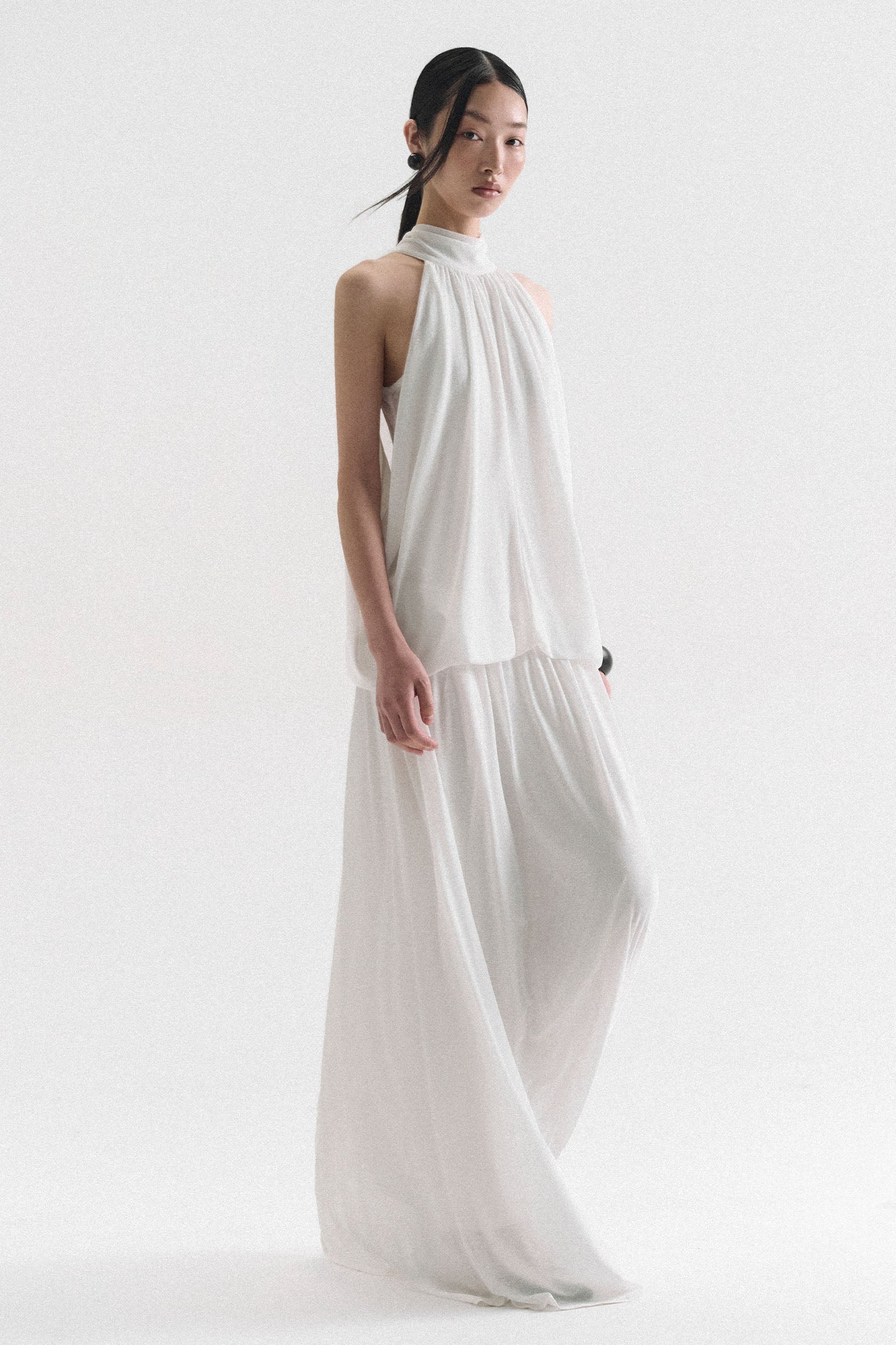 Denzel Halter Maxi Dress