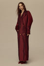 Sanctum V-Neck Button Trench Coat