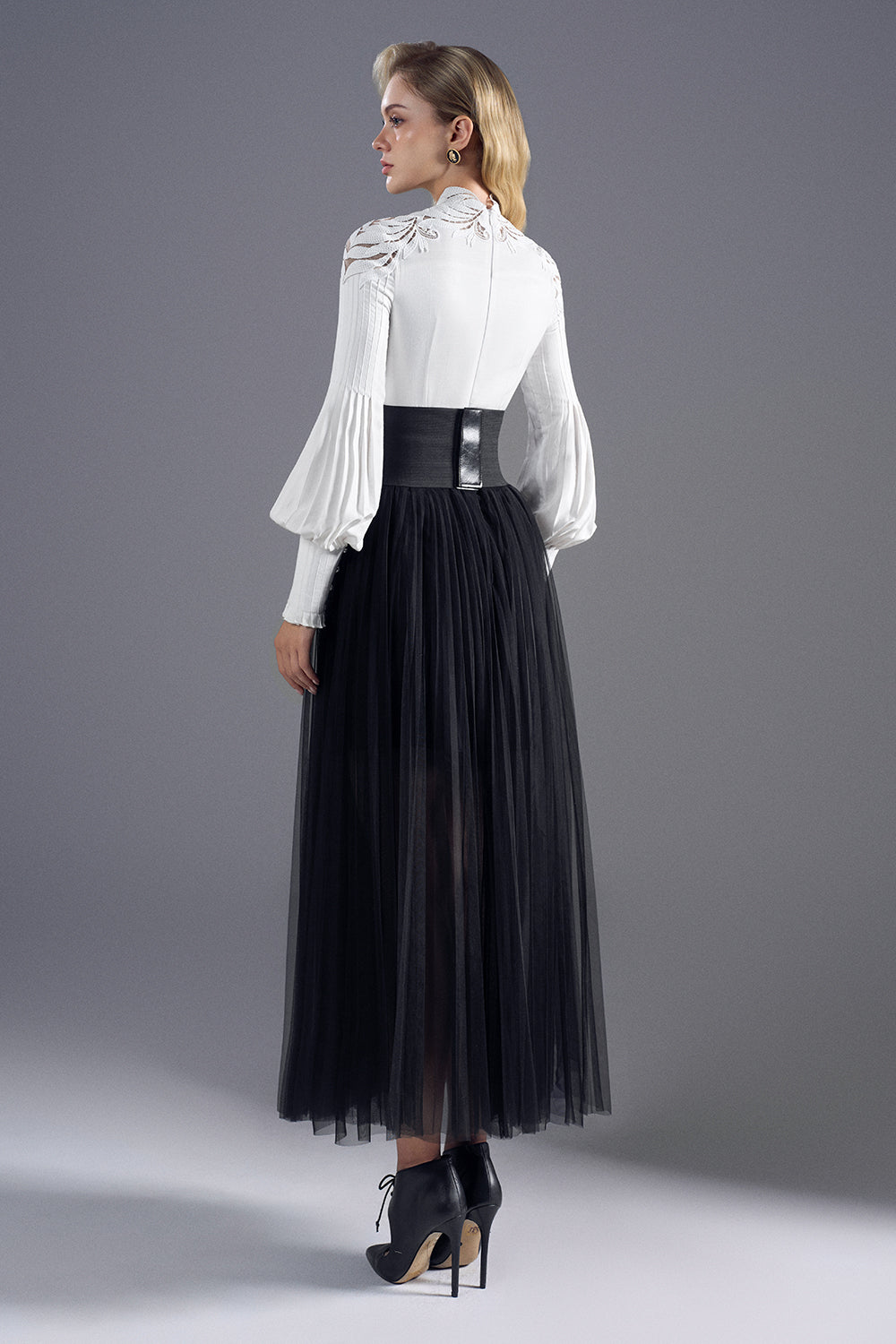 Houralinia Leather Top