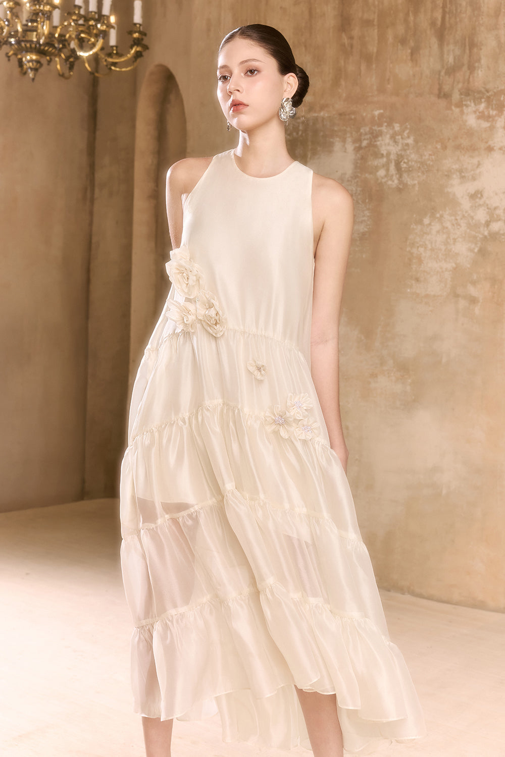 Kristie Applique Midi Dress