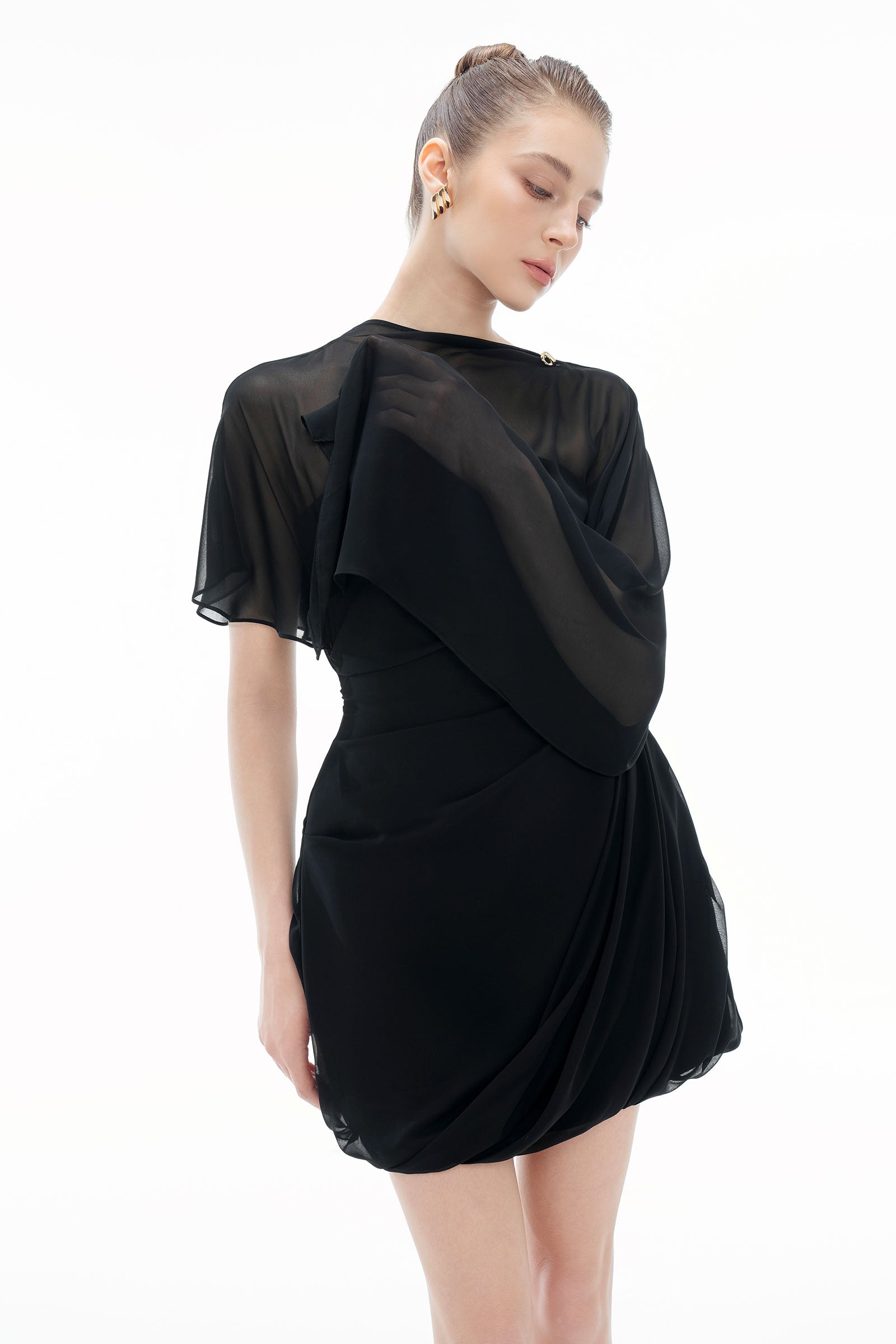 Catherine Draped Mini Dress