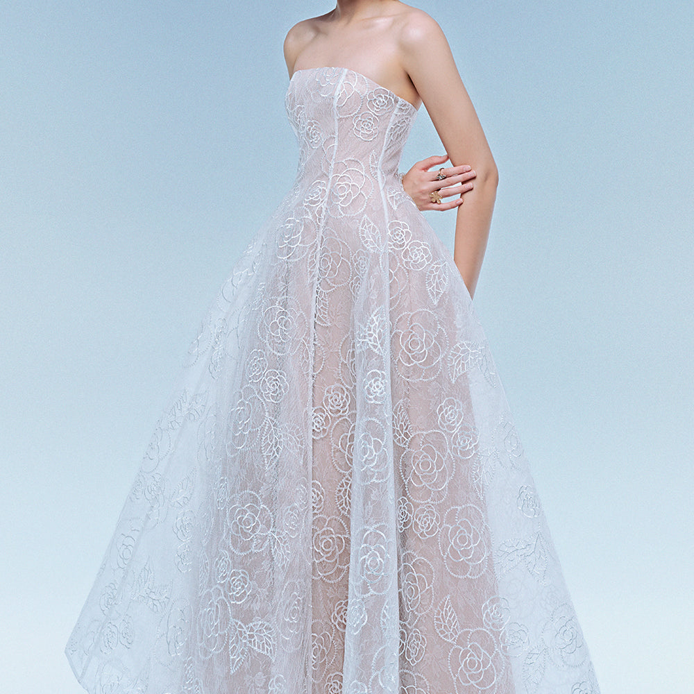 Alyssa Embroidery Maxi Dress