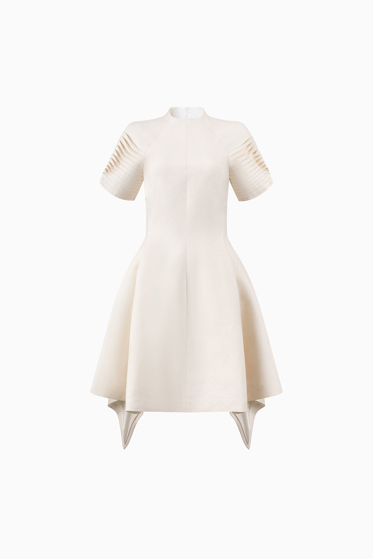 Onde Pin Tuck Mini Dress