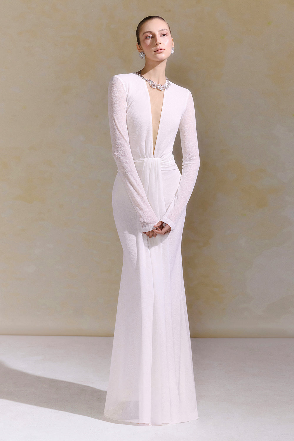 Vesta V-Neck Maxi Dress