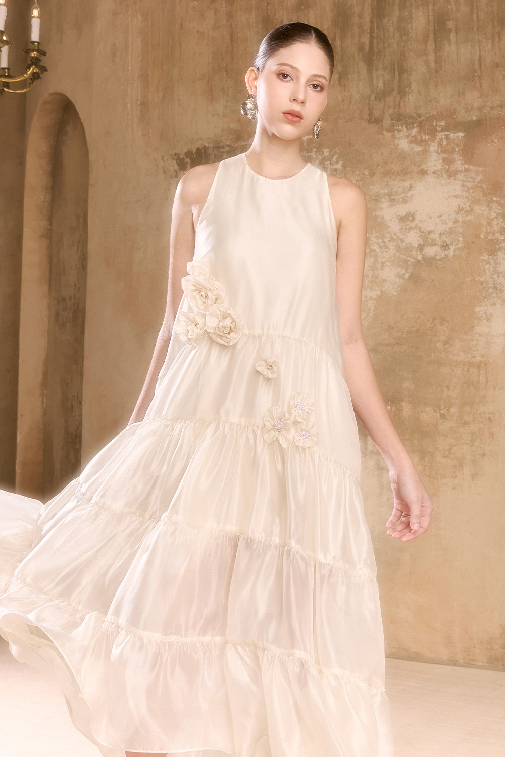 Kristie Applique Midi Dress