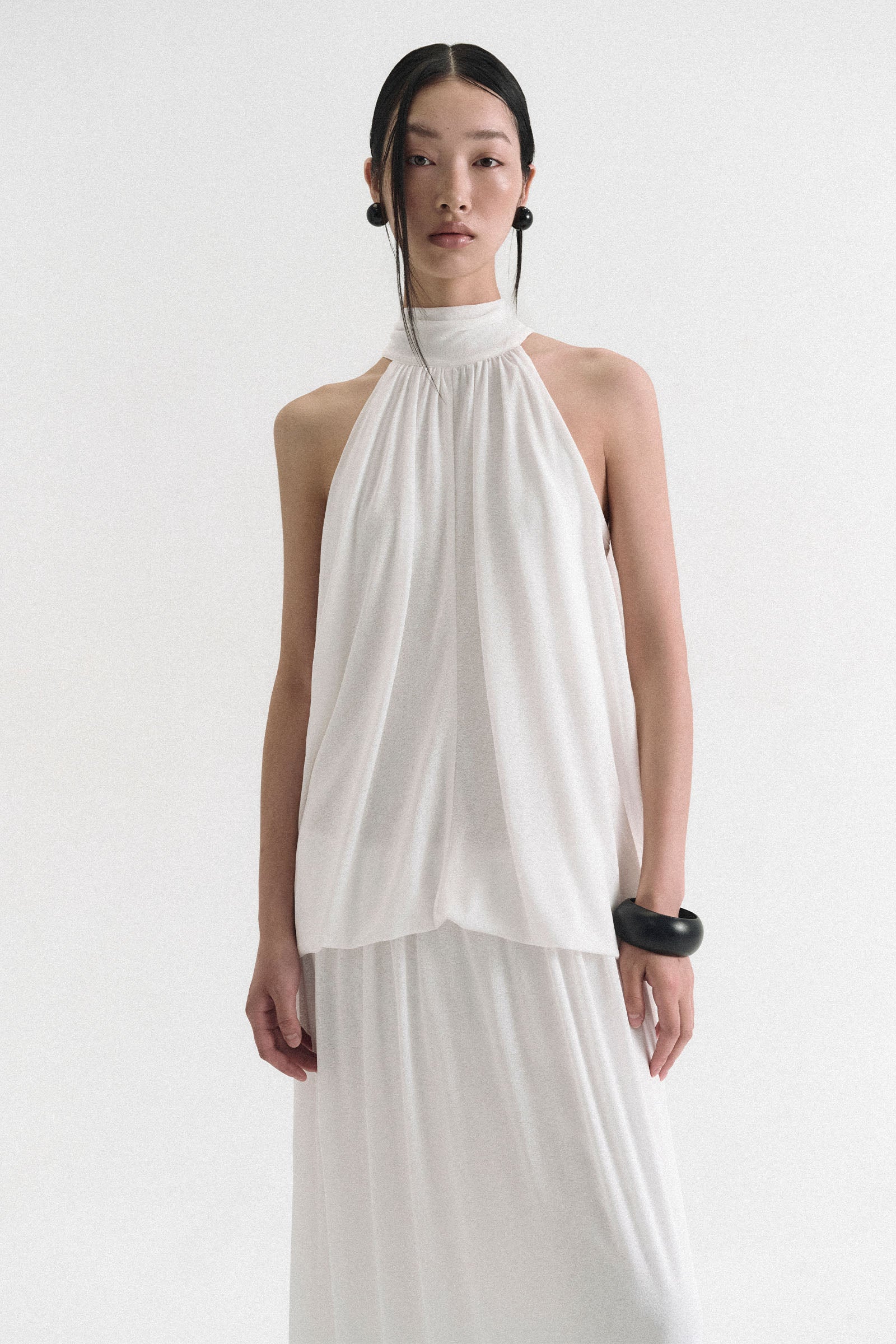 Denzel Halter Maxi Dress