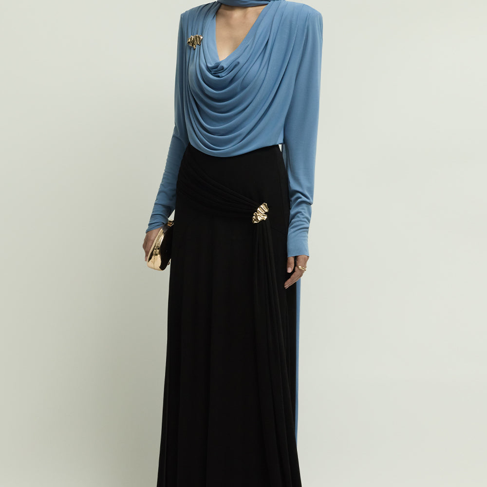 Denvil Cowl Draped Set