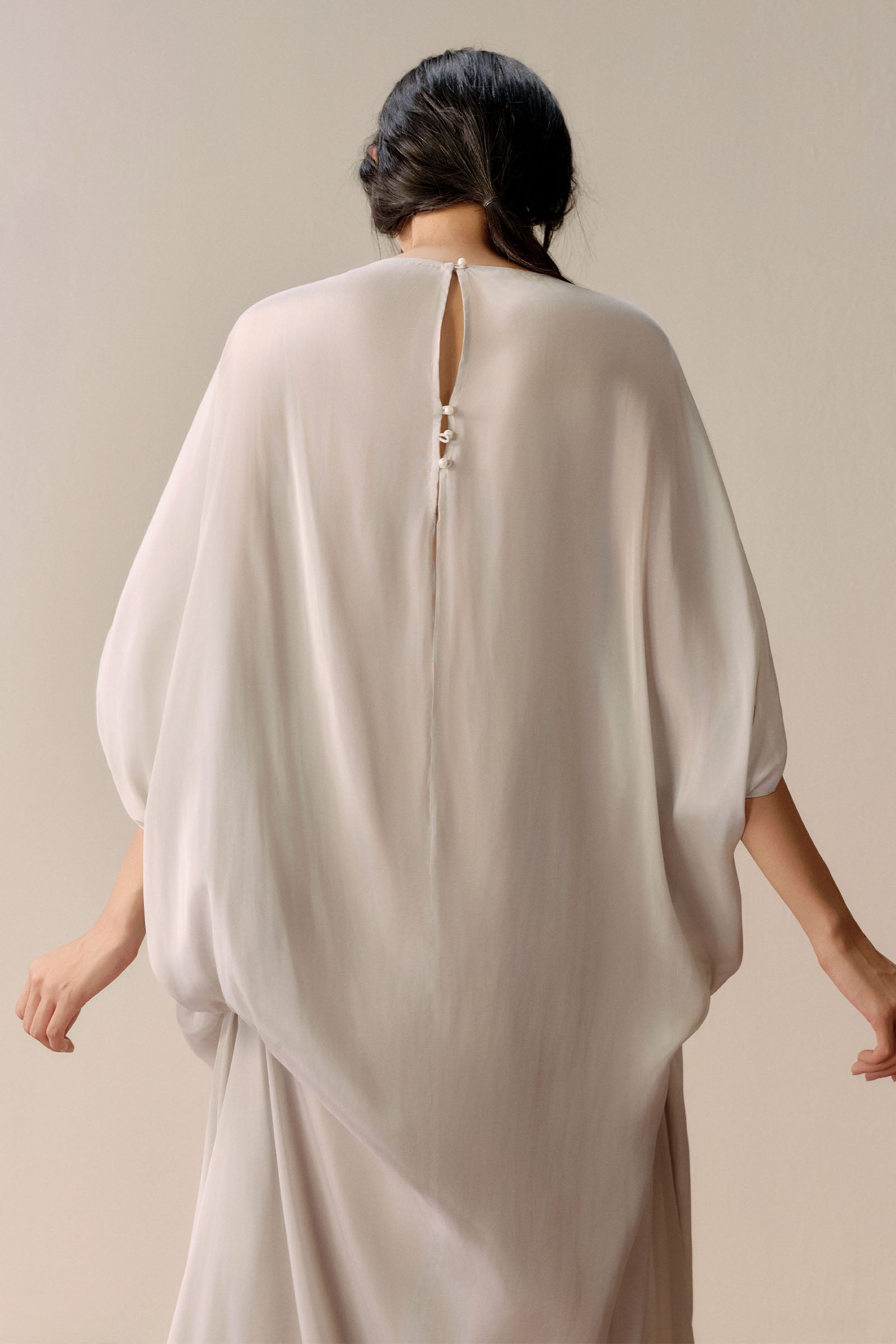 Sienna Cape Sleeve Maxi Dress