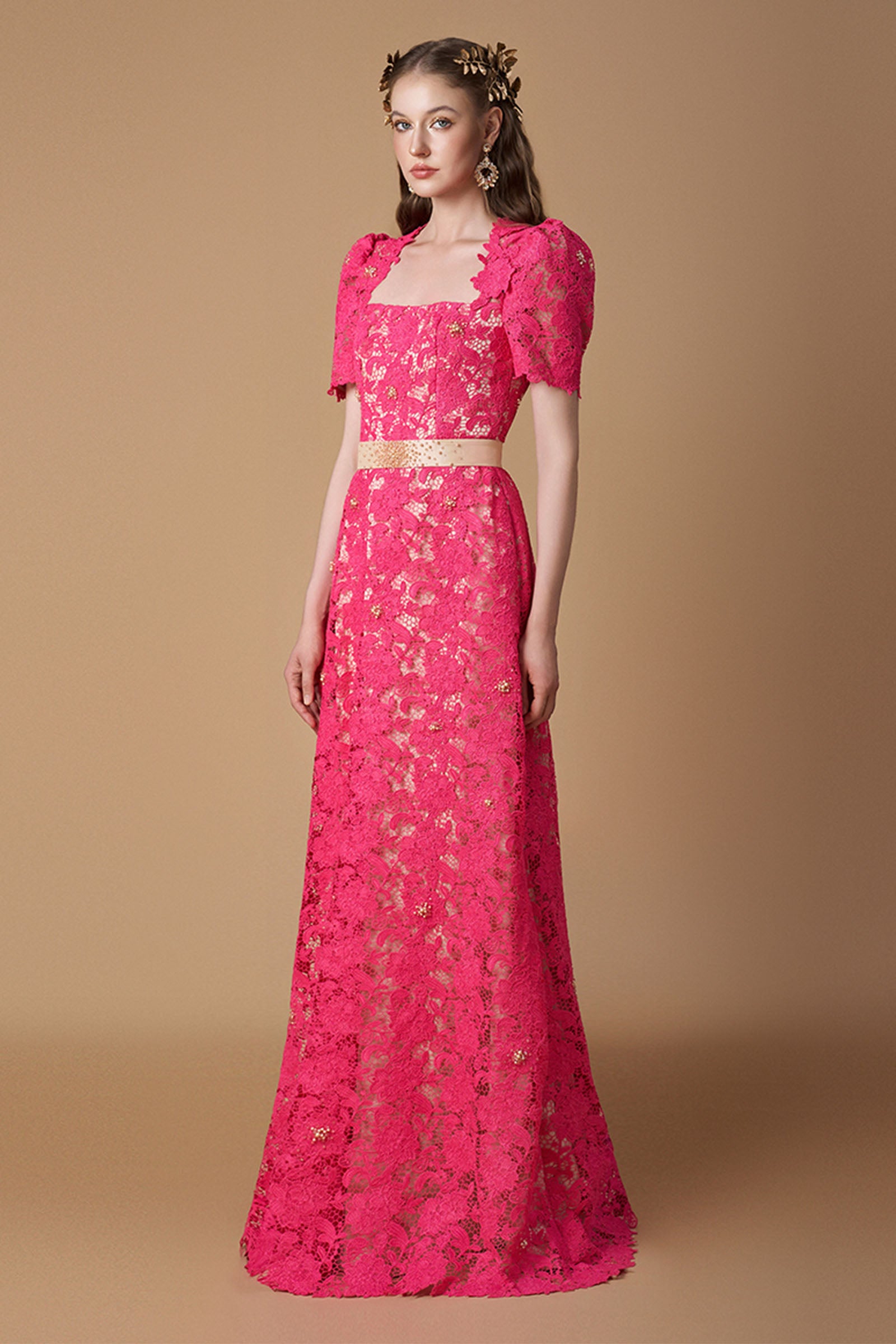 Eirlys Puff Sleeve Maxi Dress