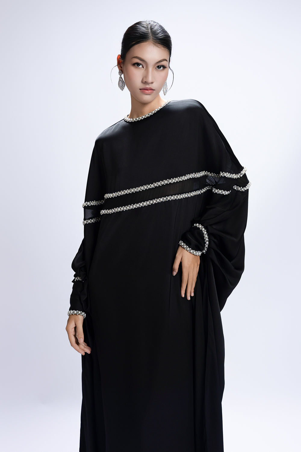Liora Cocoon Bead Maxi Dress