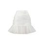 Ashley Drop Waist Gathered Tulle Mini Skirt